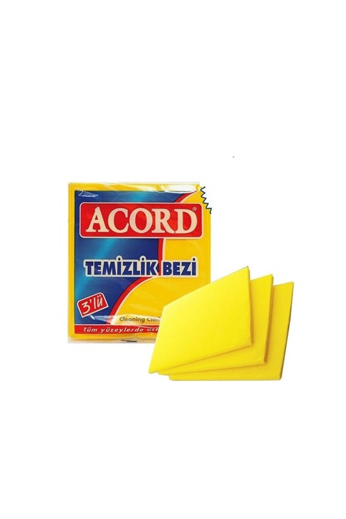 Just Cheap Store Temizlik Bezi 35X40 Cm 3'Lü Sari Nrx-F547