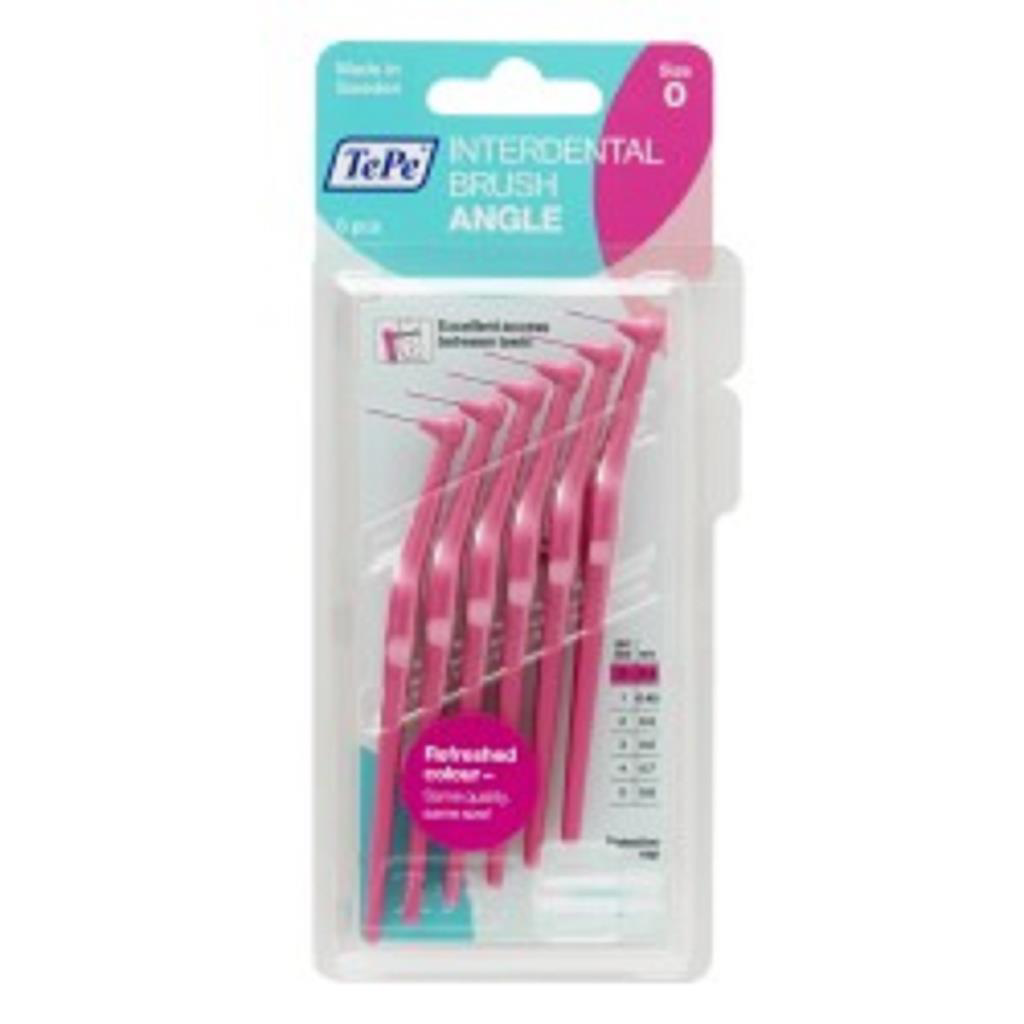 Tepe  Angle Sapli Arayüz Firçasi 6 Li Pembe 0,4 Mm 