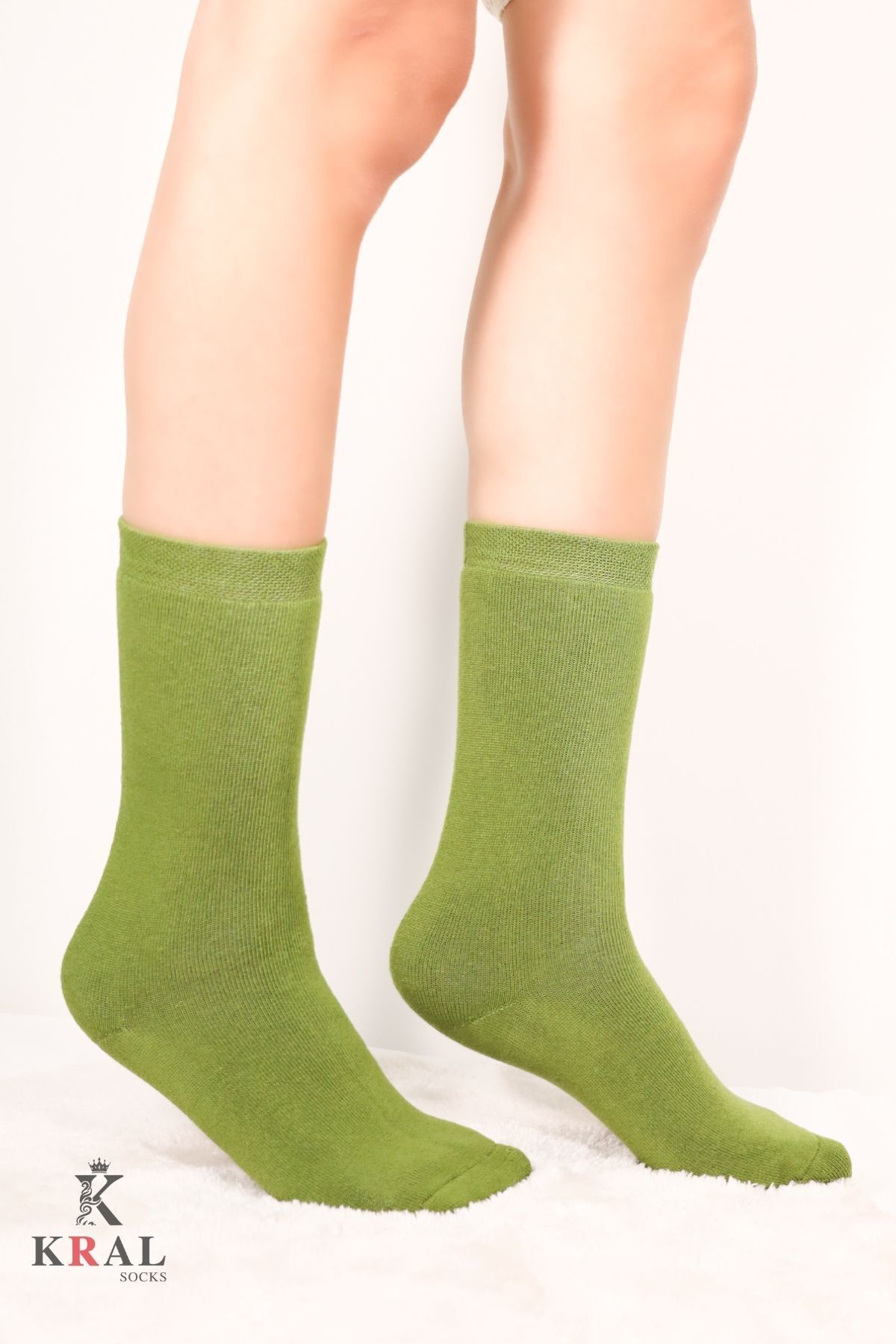 Kral Socks Termal Özellikli 2X Korumali (3 Çift) Kadin Soft Renkli Kişlik Yü