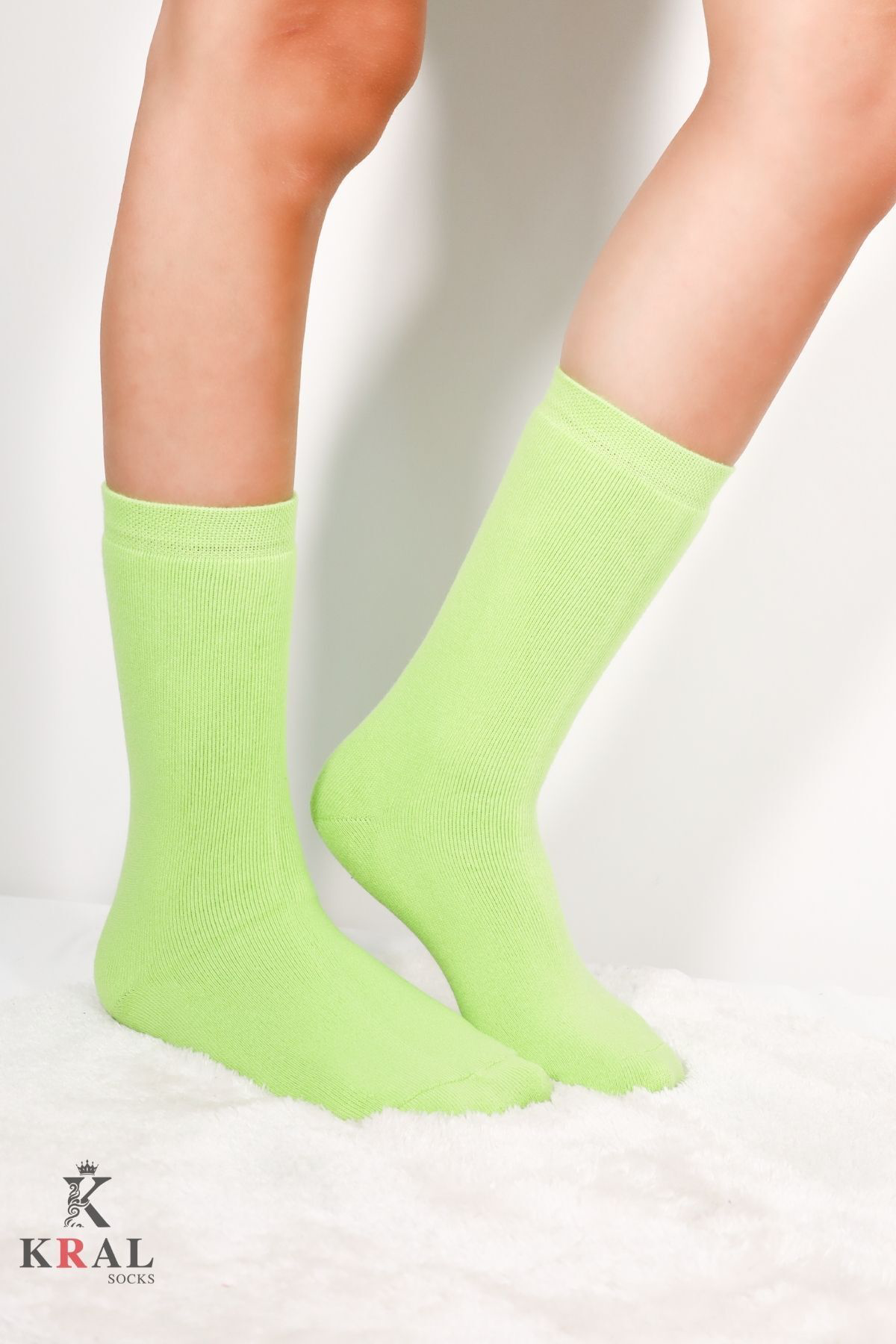 Kral Socks Termal Özellikli 2X Korumali (3 Çift) Kadin Soft Renkli Kişlik Yü