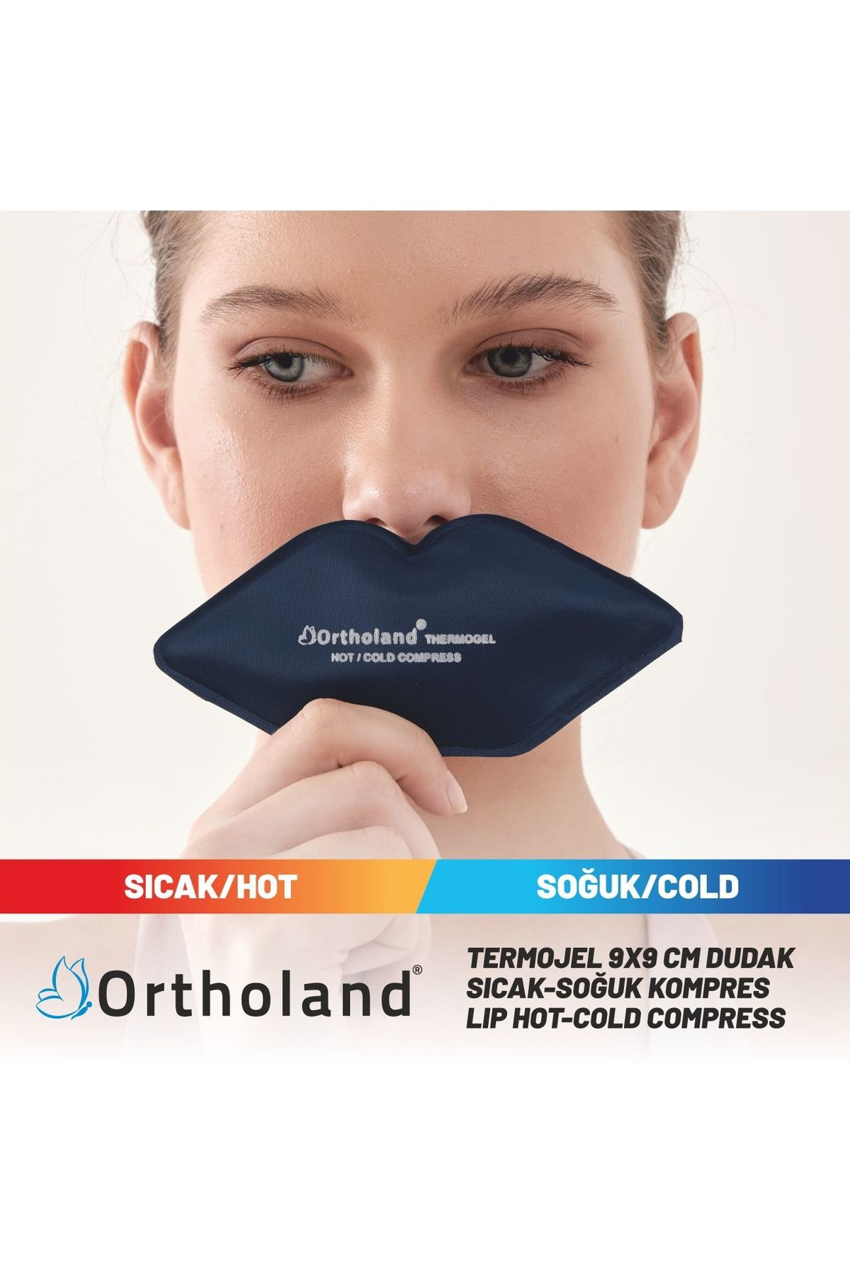 Ortholand Termojel 9X9 Dudak Sicak-Soğuk Kompres 2 Adet