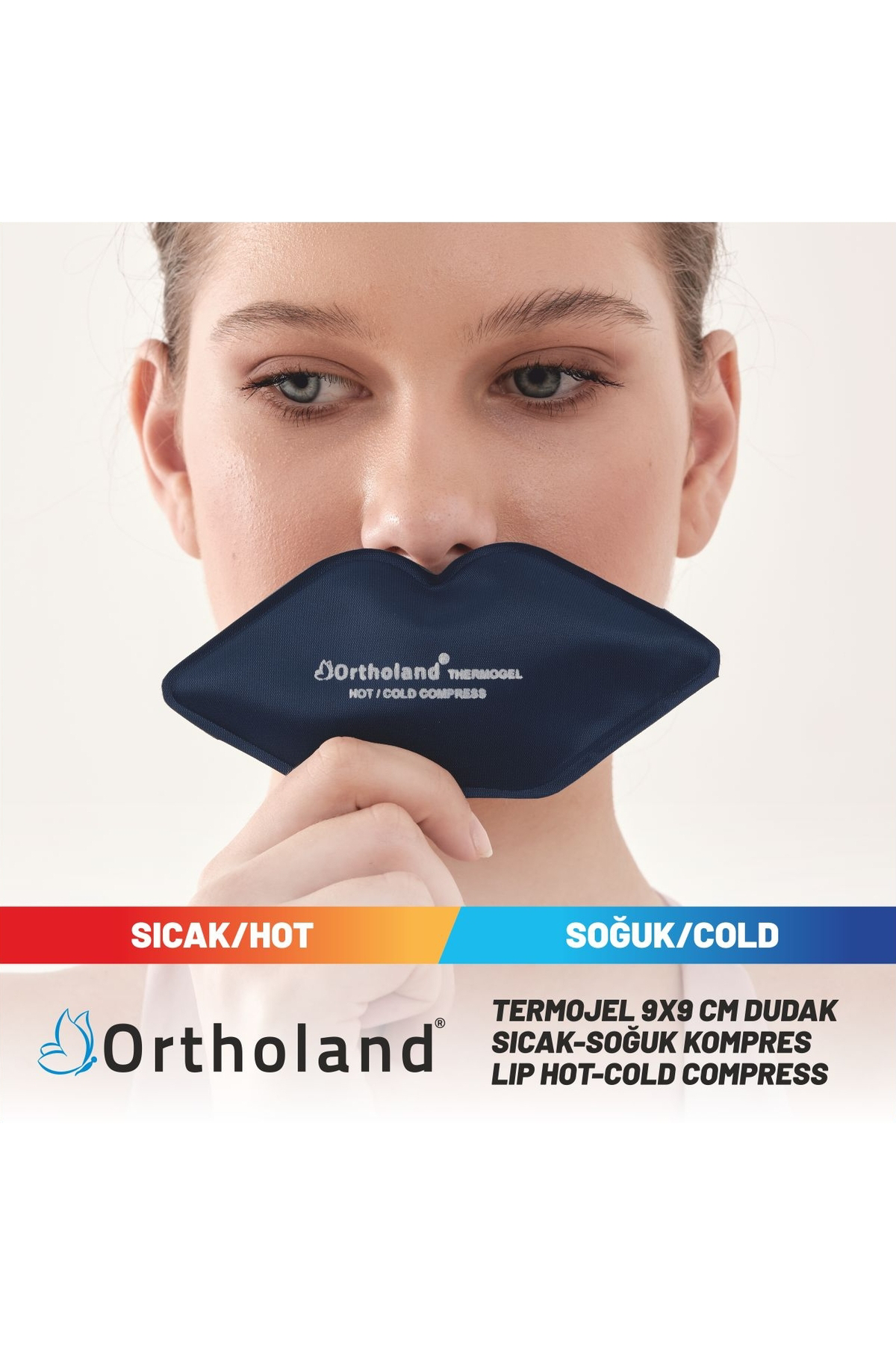 Ortholand Termojel 9X9 Dudak Sicak-Soğuk Kompres 2 Adet