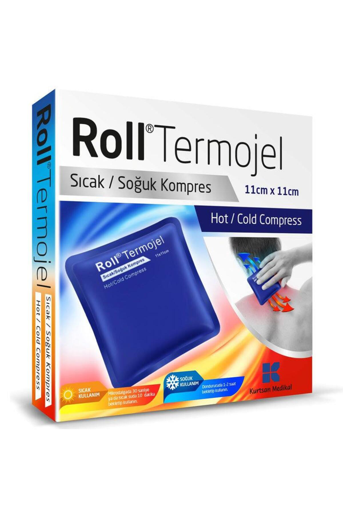 Roll Termojel Sicak Soğuk Kompres 11 Cm X 11 Cm