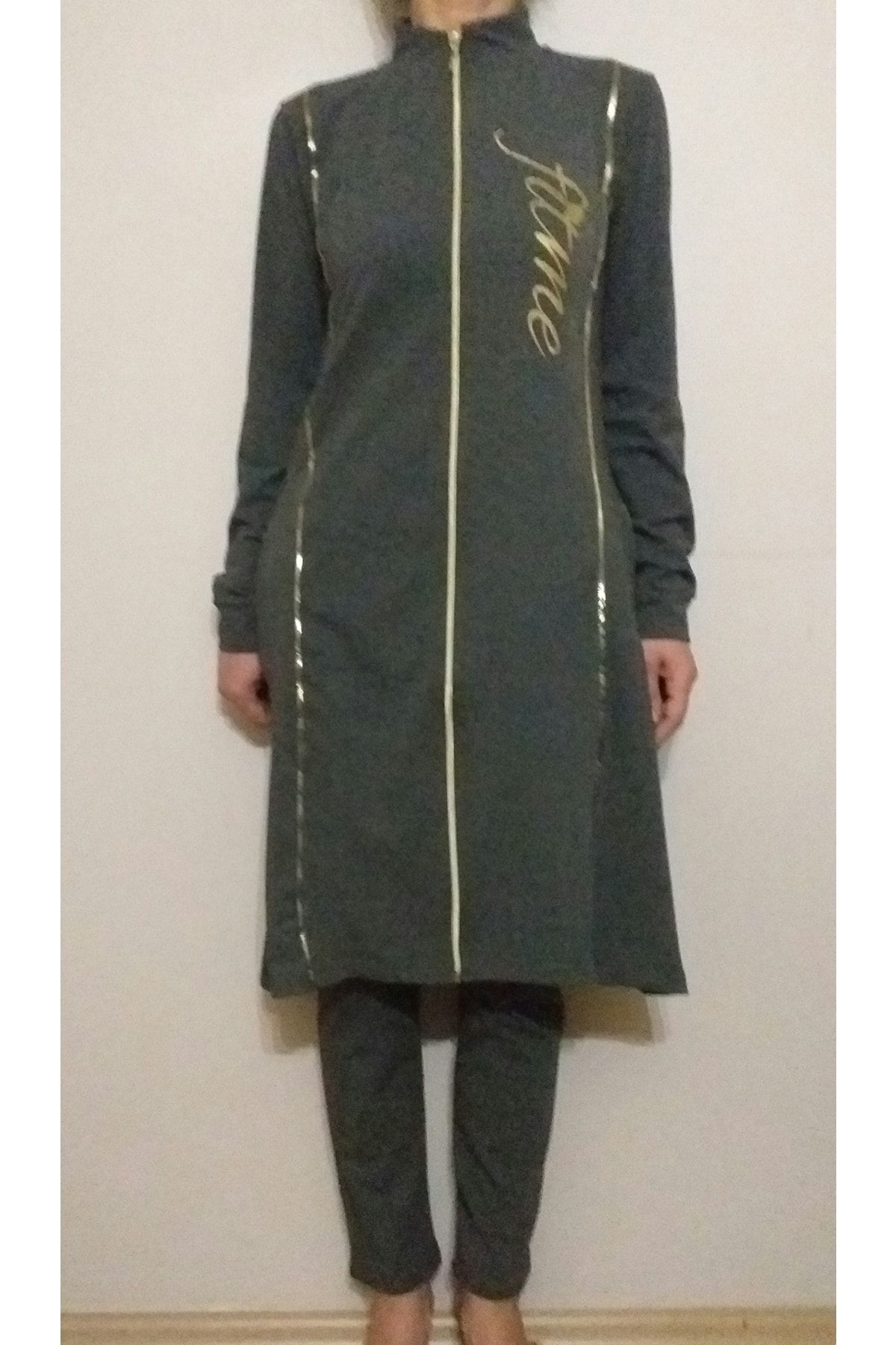 Zen Tesettür Eşofman Takimi Hmd Gri