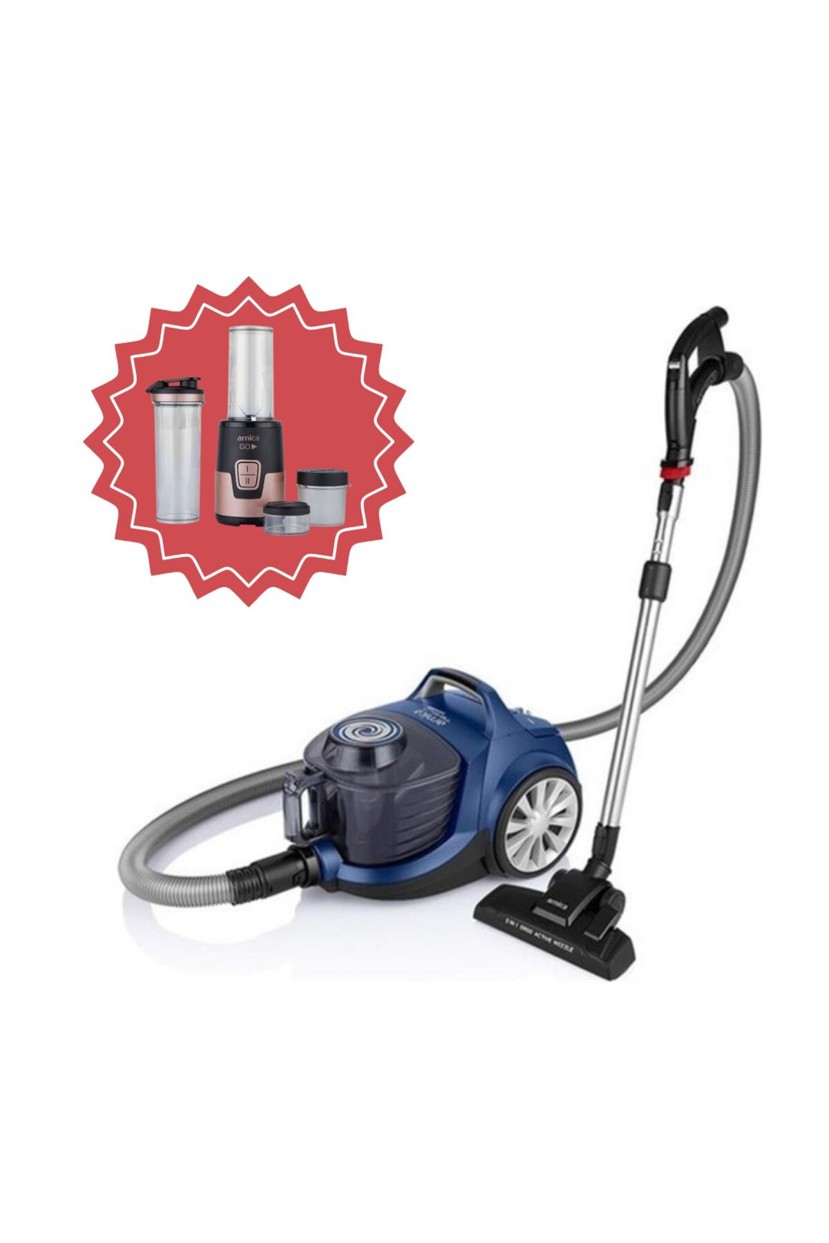 Arnica Tesla Ergo Active Toz Torbasiz Elektrikli Süpürge, Gh21410 300 W