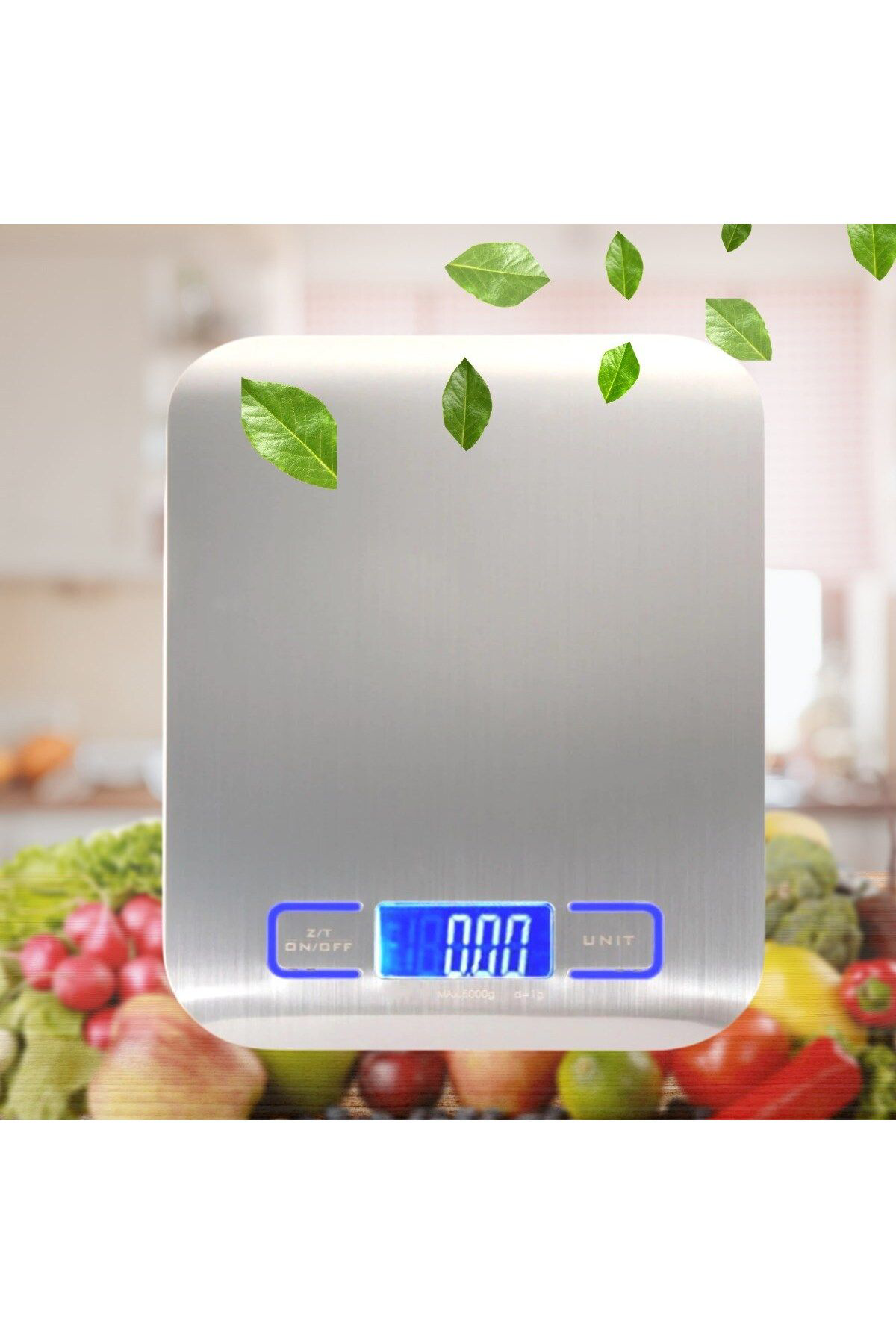 Ok Aksesuar Tf 1002 Hassas Ölçümlü Maksimum 5 Kg Kapasiteli Led Ekran Platin