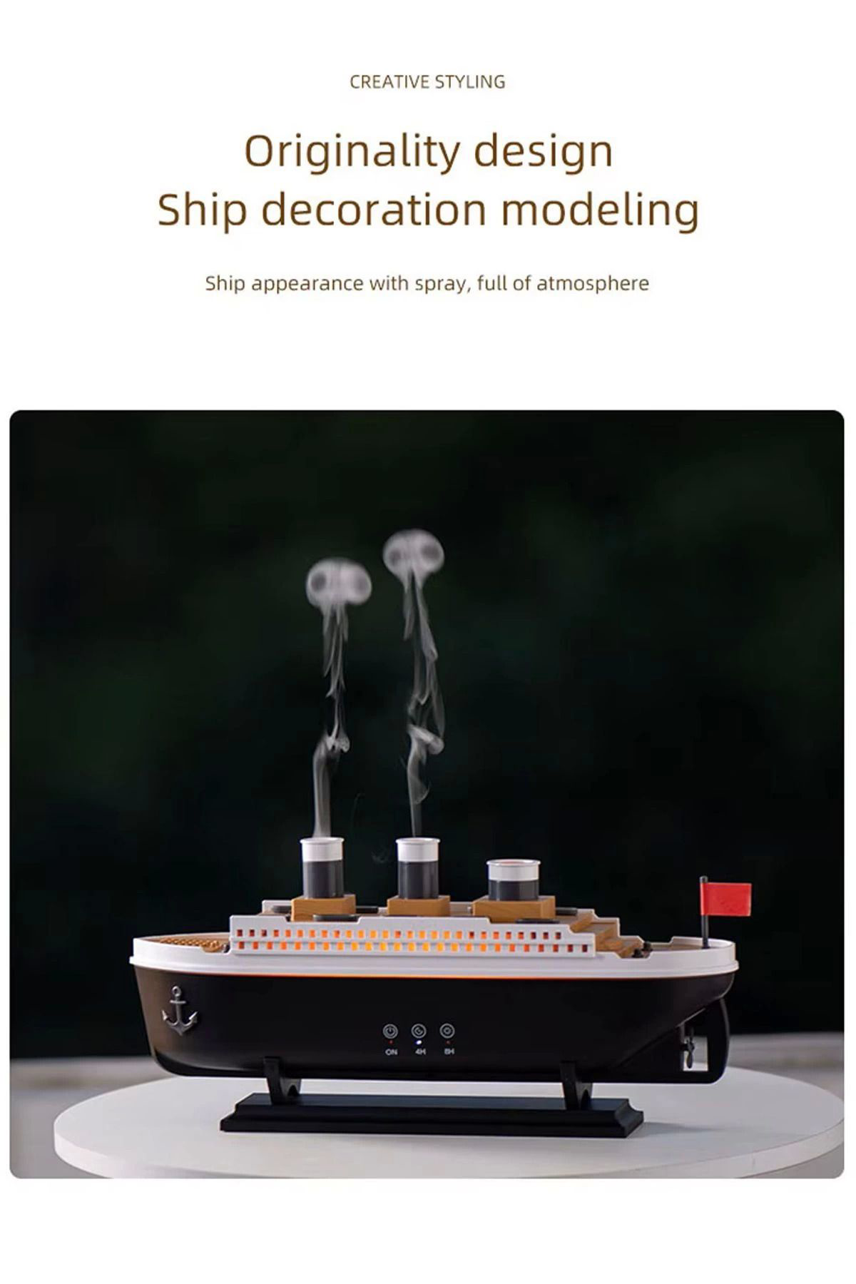 Elzem Titanic Aromaterapi Hava Nemlendirici Uyumlu  Kuruluğu Önlemek İç