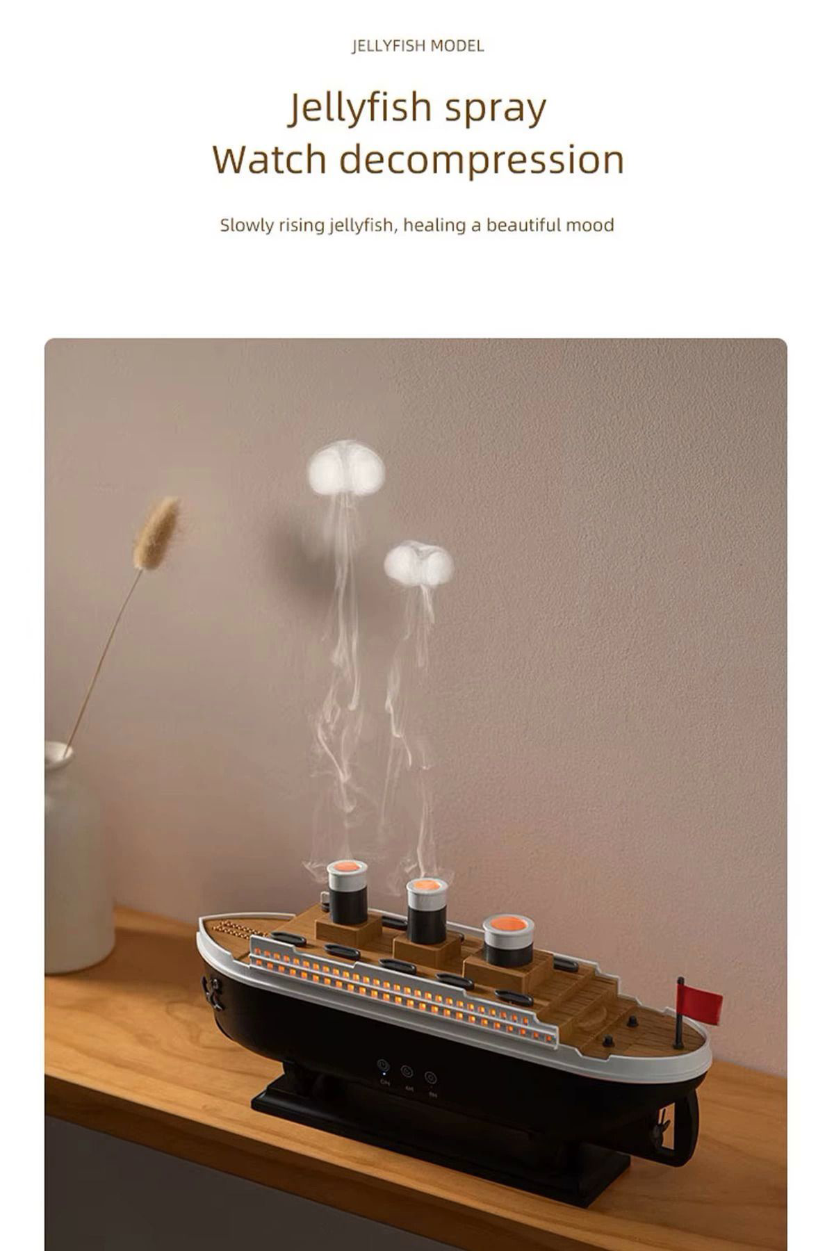 Elzem Titanic Aromaterapi Hava Nemlendirici Uyumlu  Kuruluğu Önlemek İç