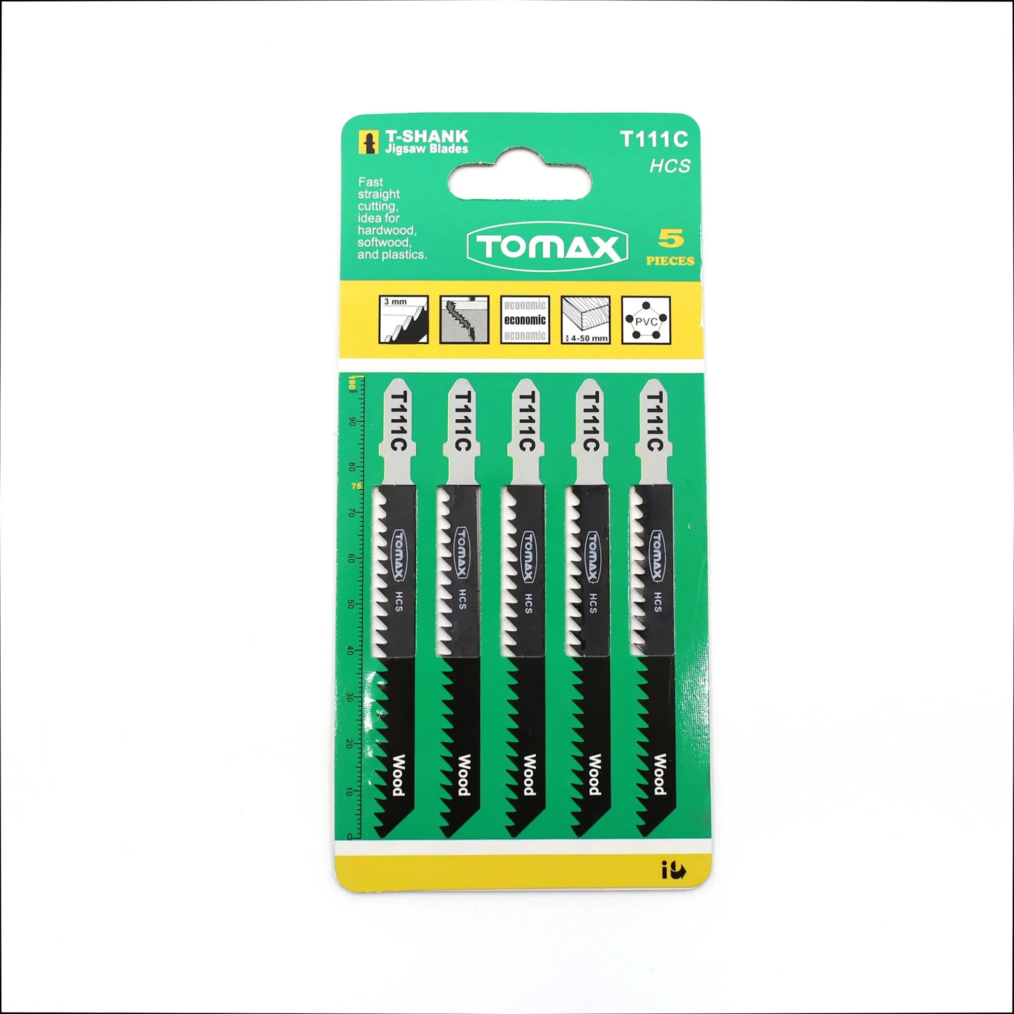 Tomax  Normal Kesim Ahşap Dekupaj Ağzi (T111c)  Hcs - 5 Adet