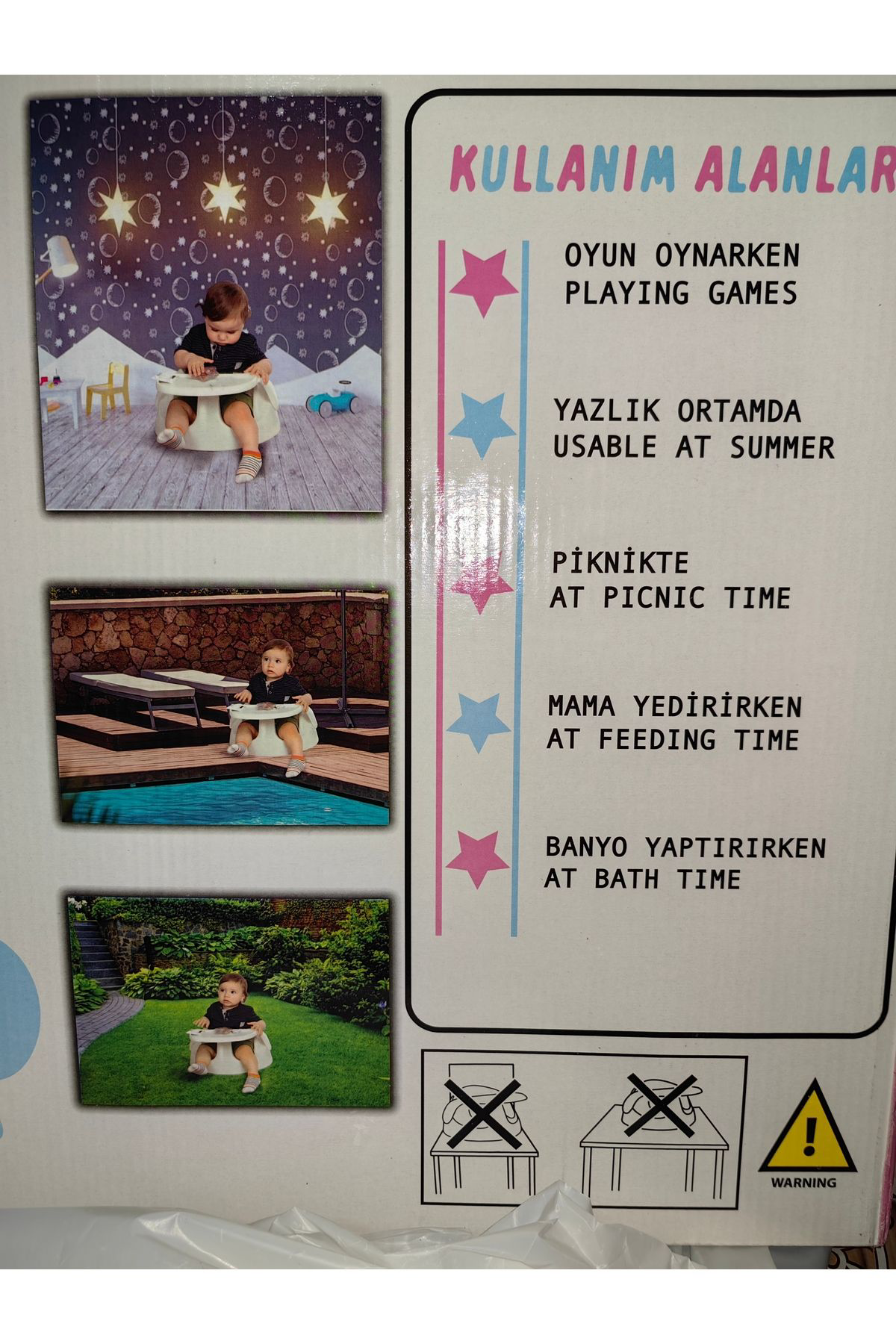 Özer Plastik Tombik Mama Ve Banyo Sandalyesi