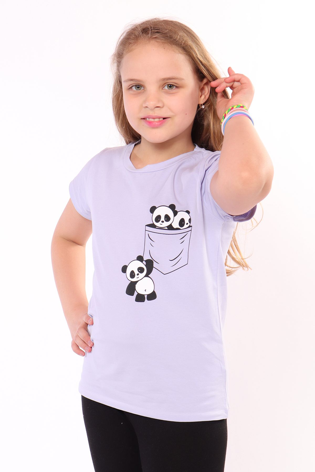 Toontoy  Kiz Çocuk Baskili Tişört