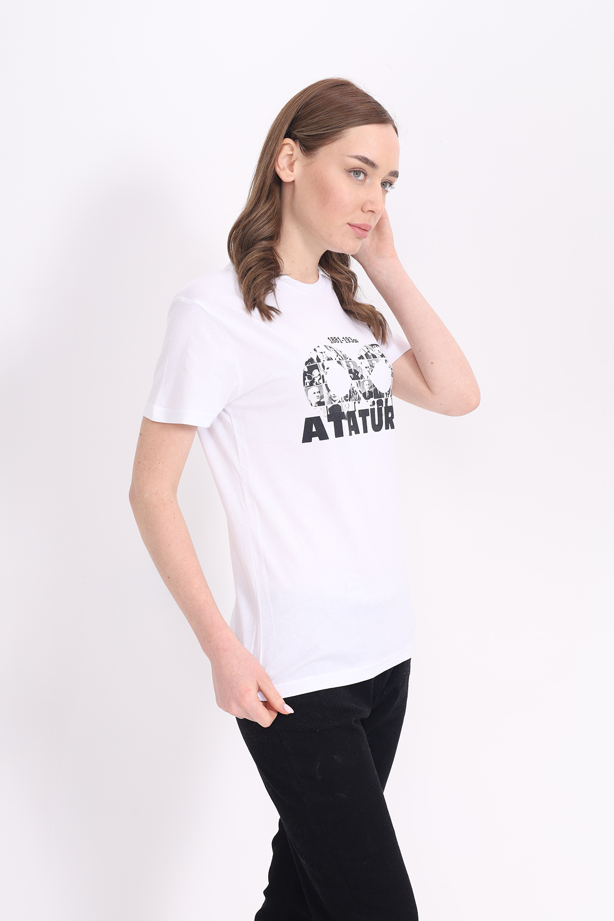 Toontoy  Unisex Atatürk Baskili Tişört
