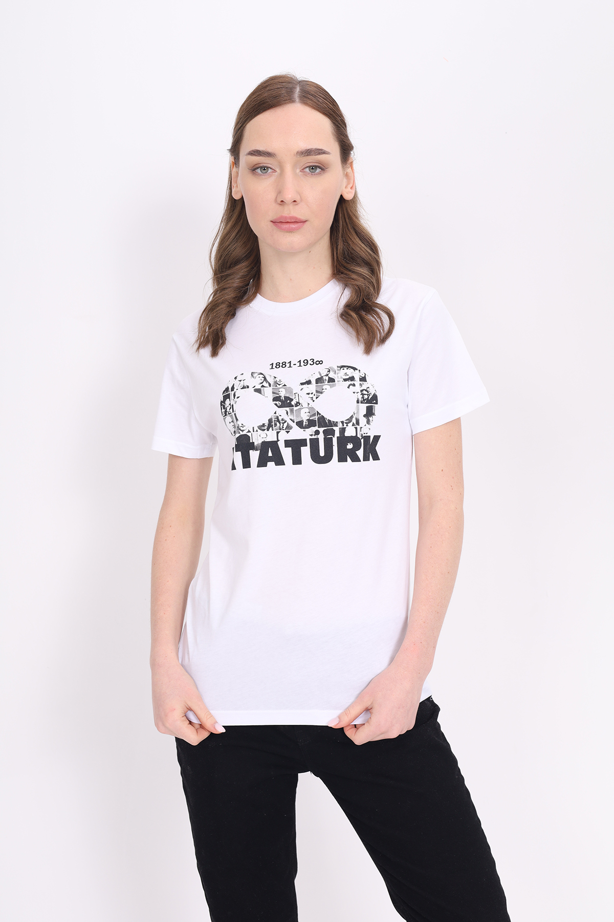Toontoy  Unisex Atatürk Baskili Tişört