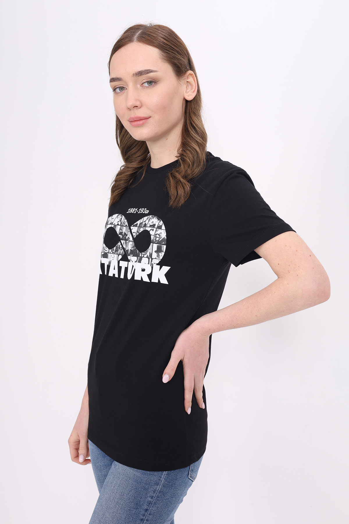 Toontoy  Unisex Atatürk Baskili Tişört