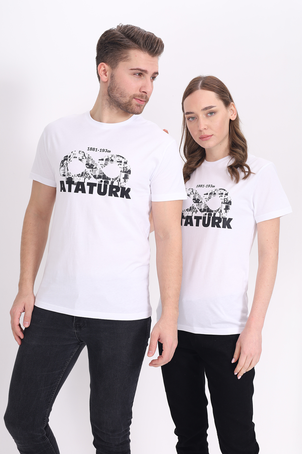 Toontoy  Unisex Atatürk Baskili Tişört