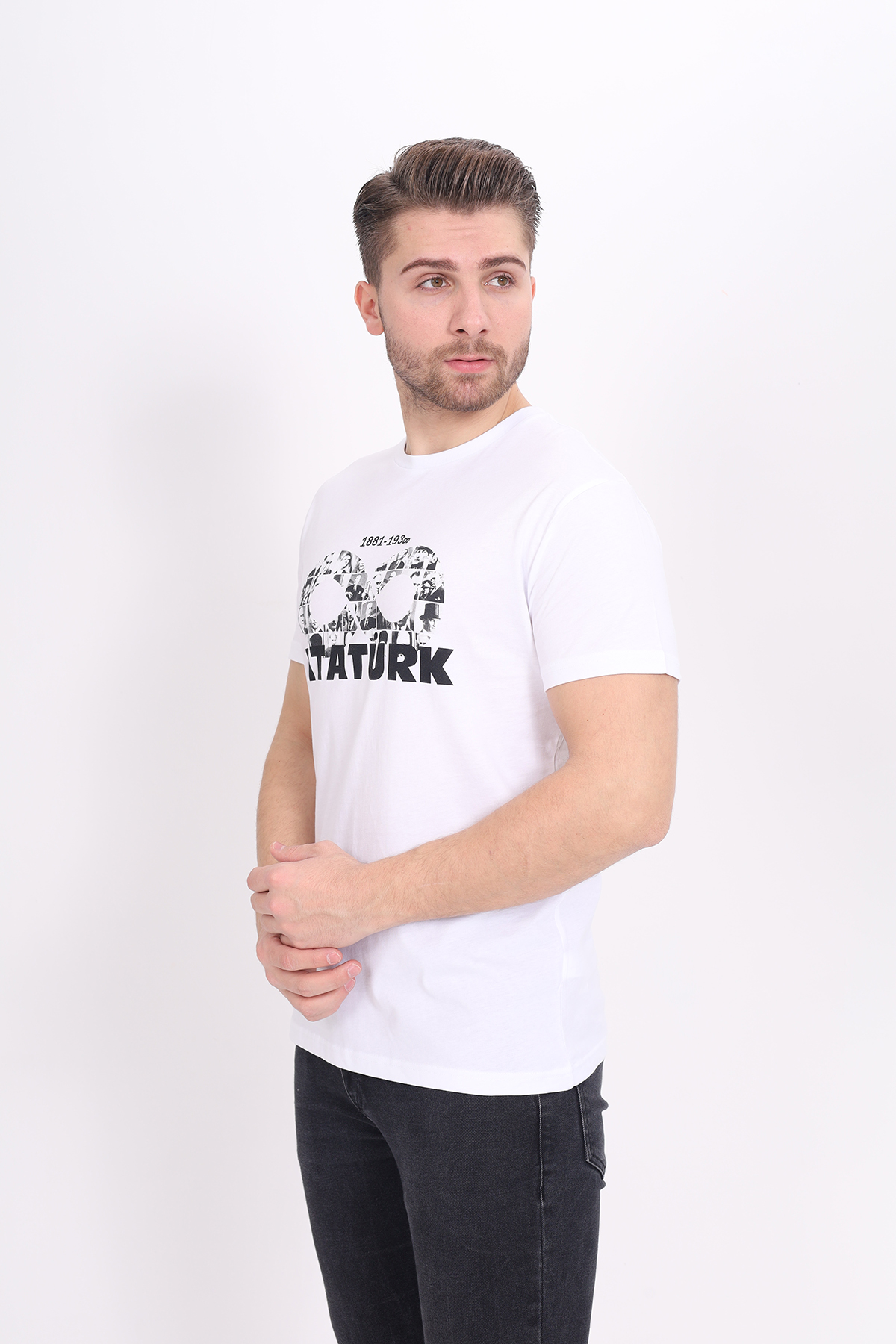 Toontoy  Unisex Atatürk Baskili Tişört