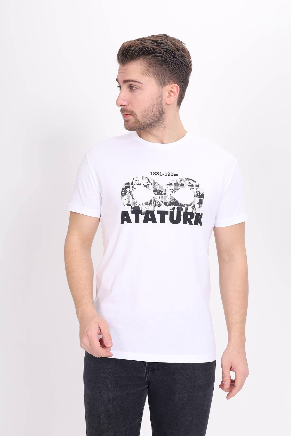 Toontoy  Unisex Atatürk Baskili Tişört