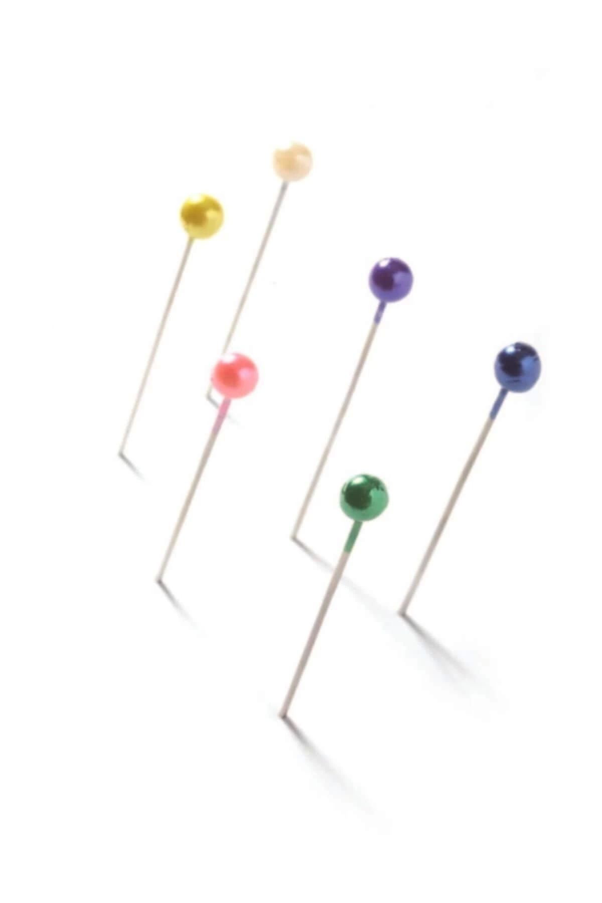 Mas Toplu İğne Renkli Başli 32 Mm 320