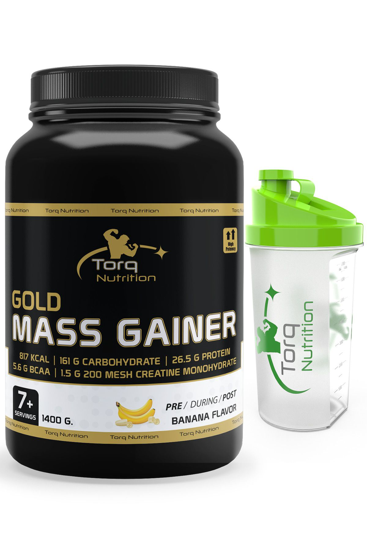 Torq Nutrition  Gold Mass Gainer 1400G - Muzlu