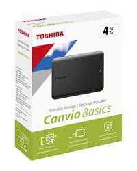 Toshiba 4TB Canvio Basic 2.5" Gen1 USB 3.2 Harici Harddisk (HDTB5