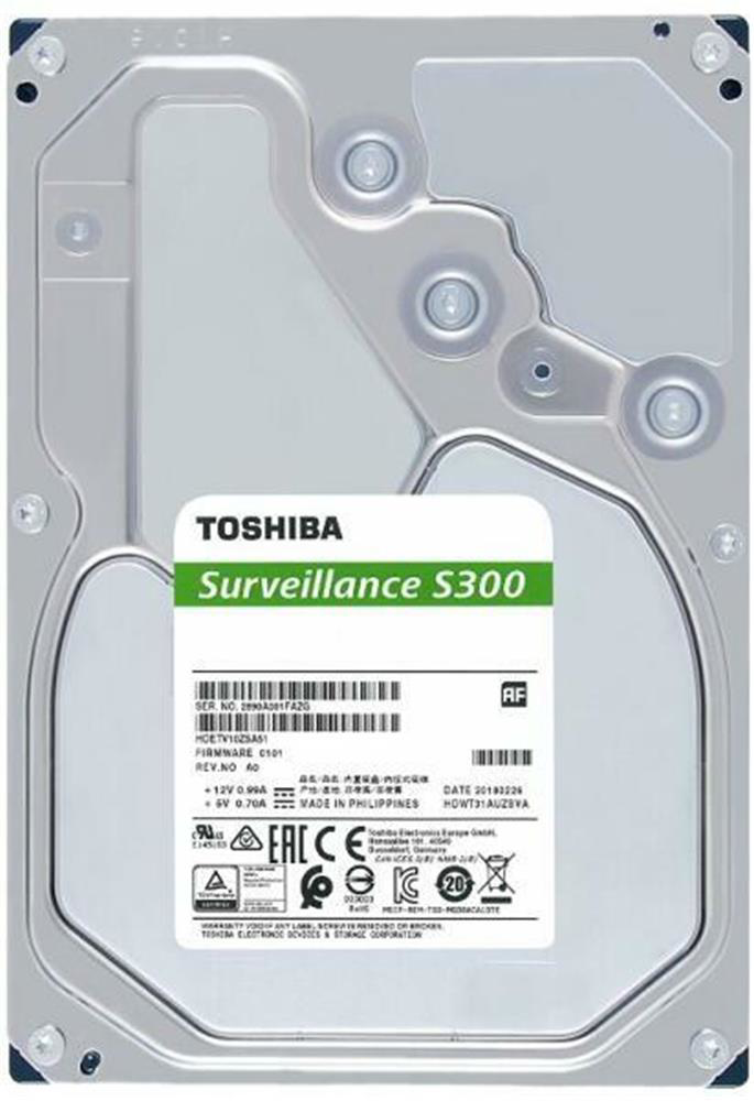 Toshiba 6TB  HDWT860UZSVA 3.5 S300 5400RPM 256MB SATA3 Güvenlik 7