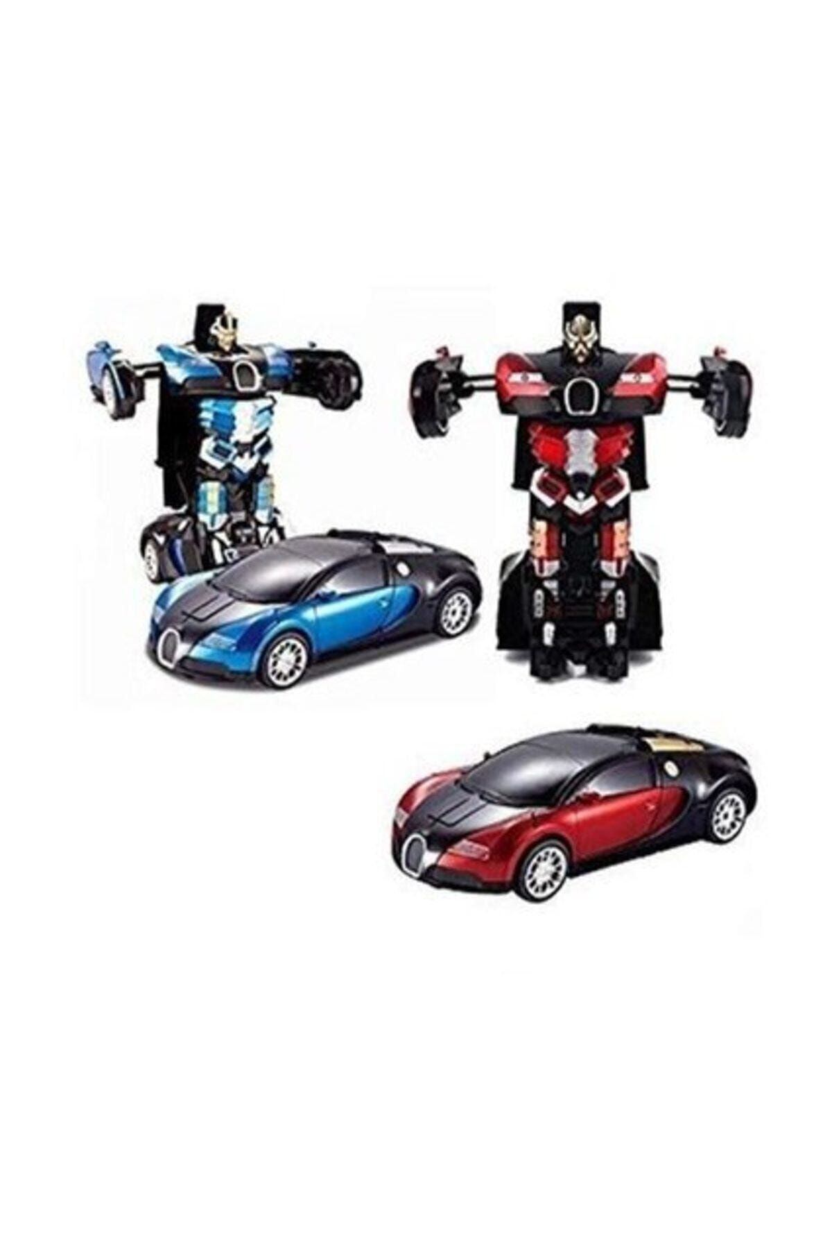 High Print Transformers Robot 1:32 Kendinden Robota Dönüşebilen Araba Bugatt