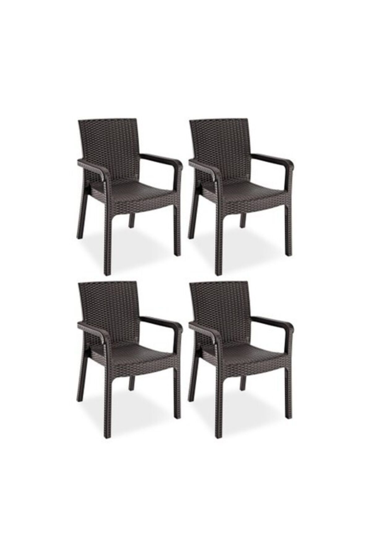 Violet Trend Lüx Rattan Koltuk Rattan Desen Bahçe Koltuğu Balkon Bahçe T
