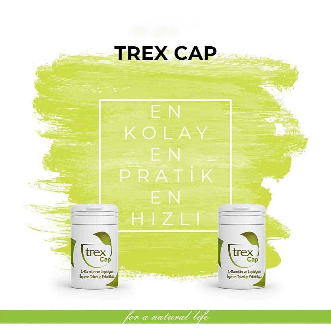 Trex Tea Trex Cap ,  30 Günde 30 Kapsül Su İle Yutulan Detox Kapsül