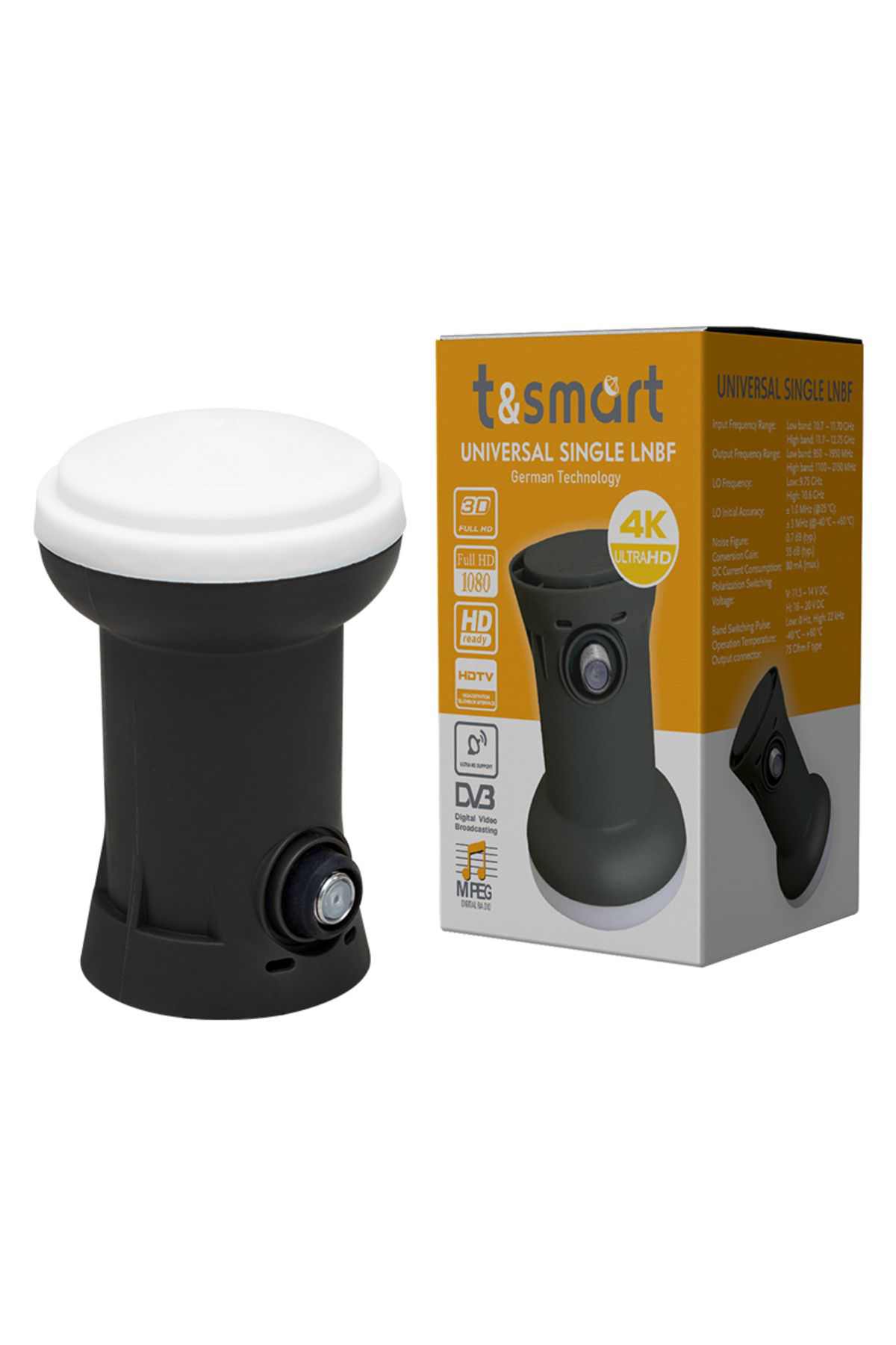 Ok Aksesuar Tsmart 0.7Db Ultra Hd 4K Universal Tek Çikişli Single Lnb Go50604