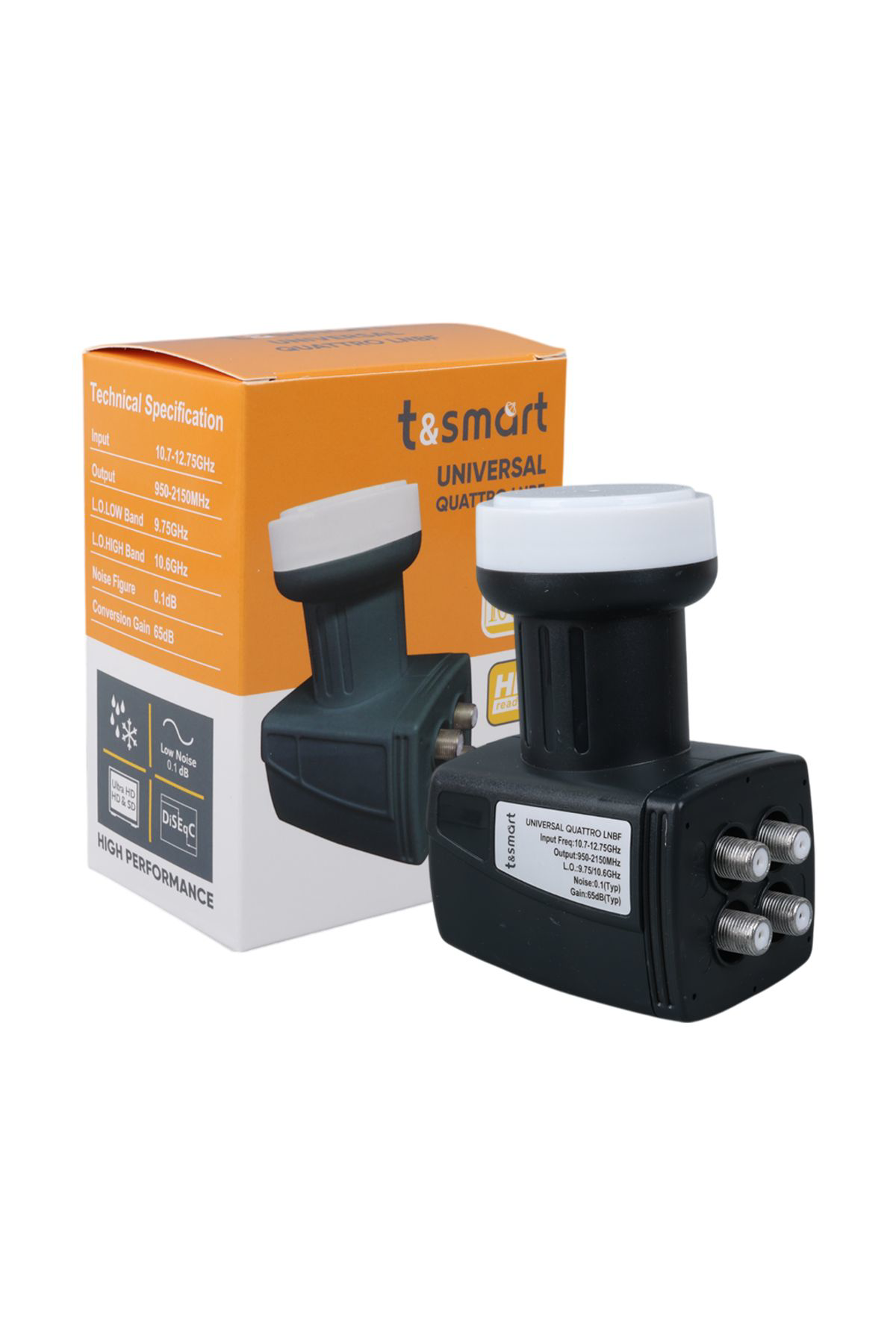 Ok Aksesuar Tsmart Ultra Hd 4K Universal Quattro Santral Dörtlü Lnb 0.1Db Go5