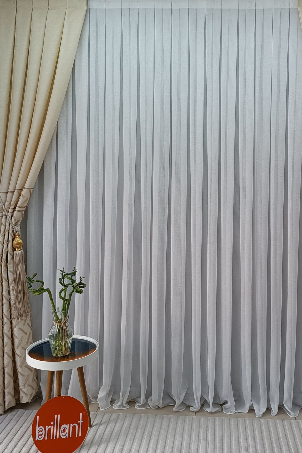 Özgün Home Tül Perde Ekru