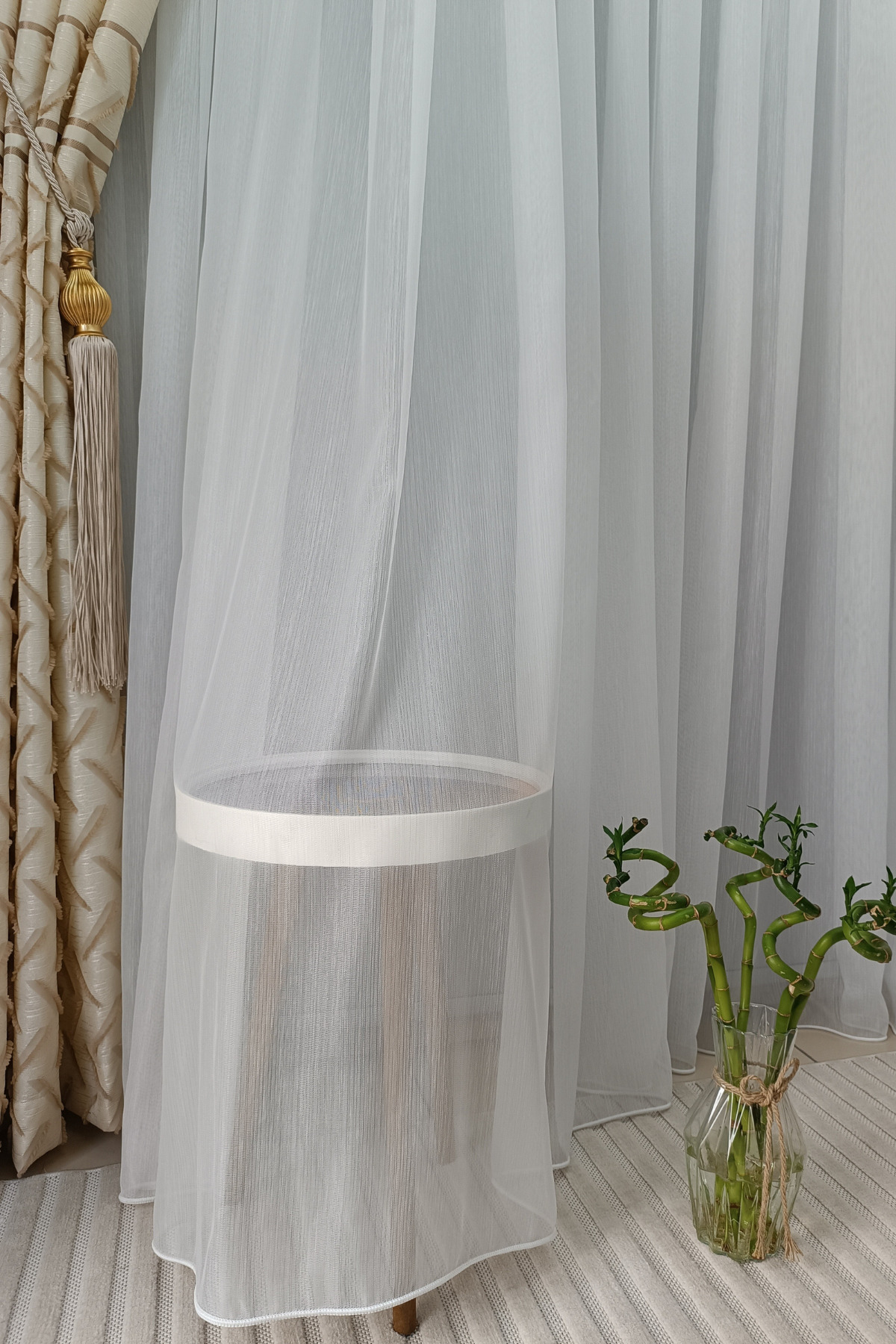Özgün Home Tül Perde Ekru