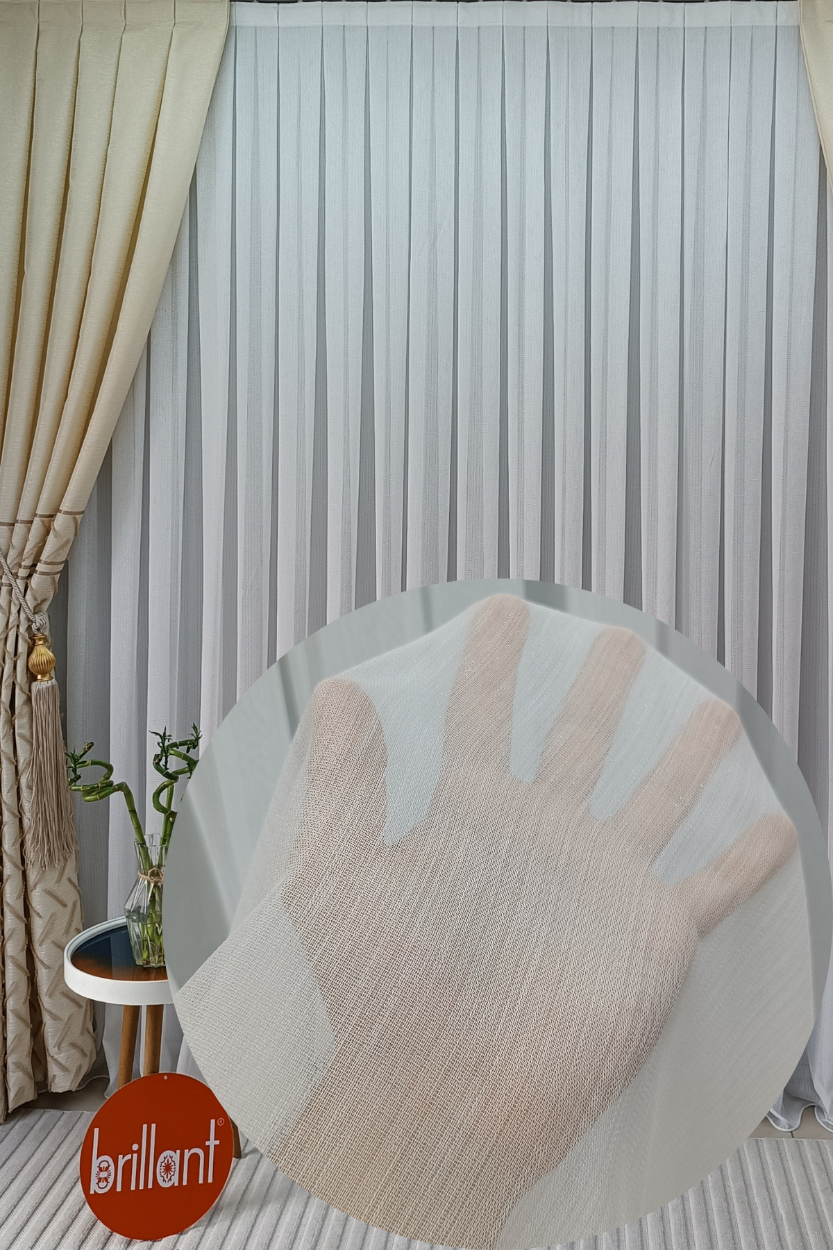 Özgün Home Tül Perde Ekru