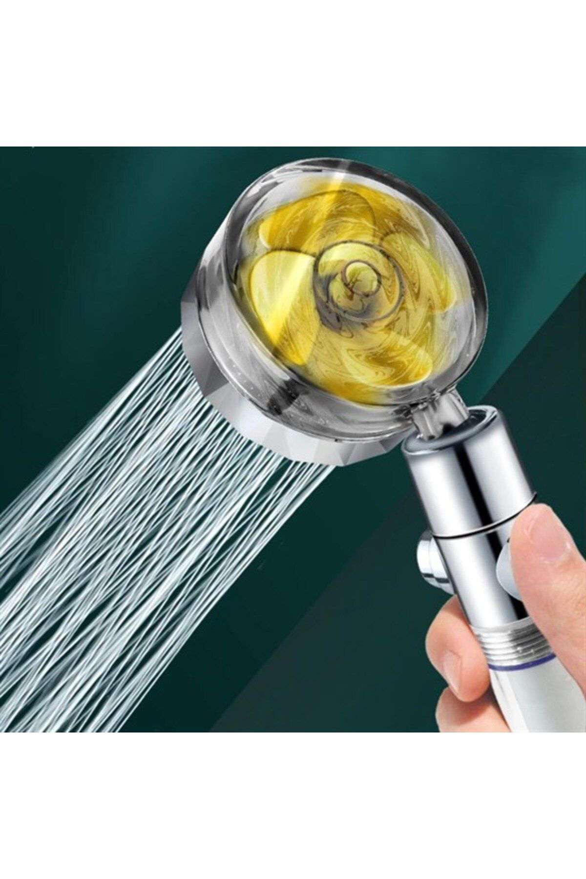 Ok Aksesuar Turbo Pervaneli Ve Filtreli Su Tasarruflu 360 Derece Dönebilen Ta