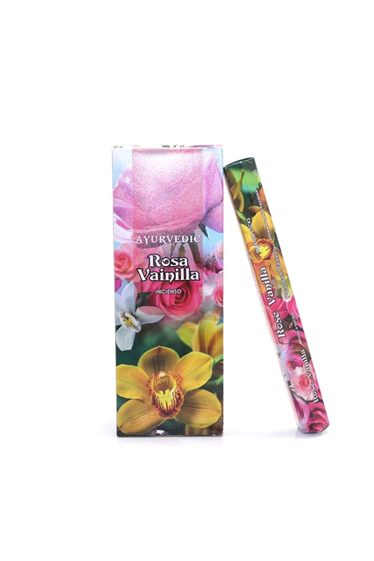 Ayurvedic İncense Tütsü Ayurvedic Rose Vanilla (Hx) Tütsü Kutu