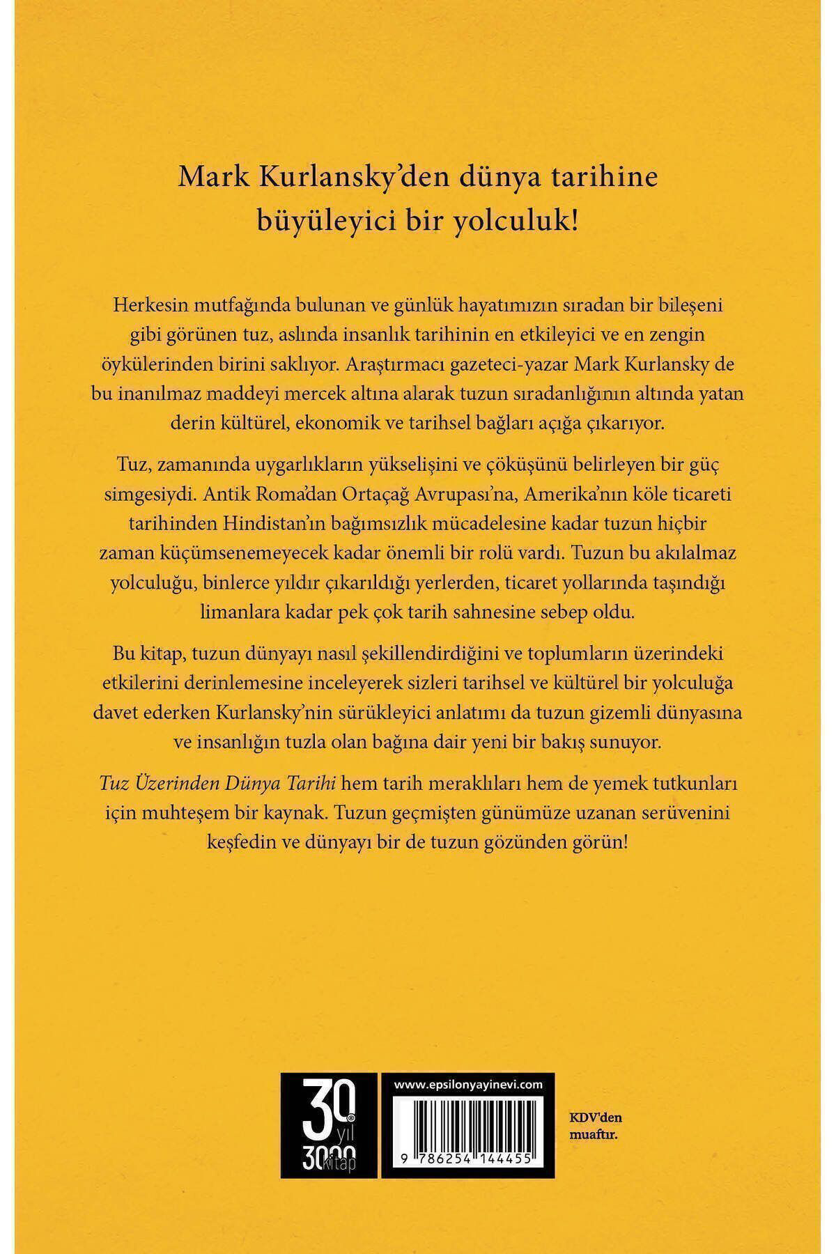 Tuz Üzerinden Dünya Tarihi Mark Kurlansky