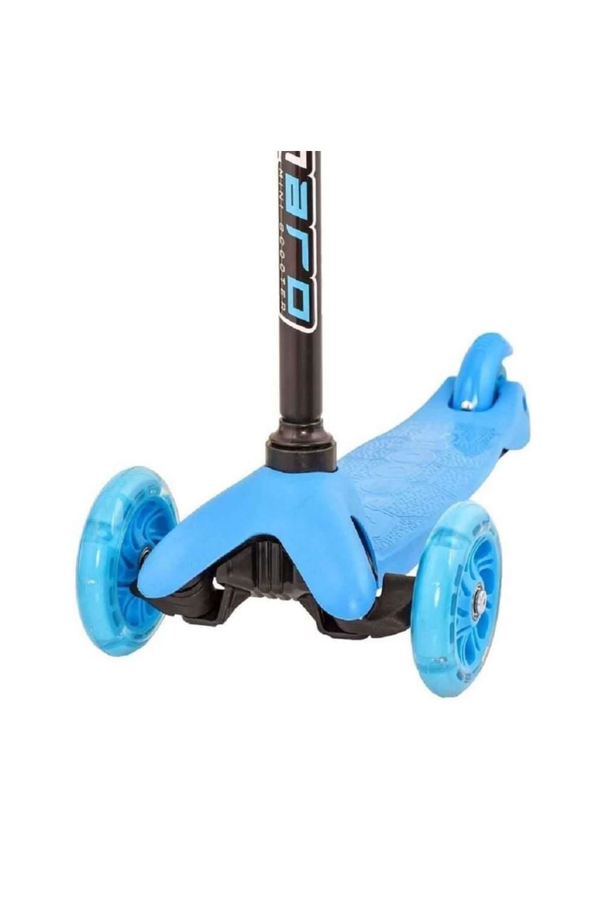Yusuftex Twist İşikli Scooter Mavi 40 Kg Kadar