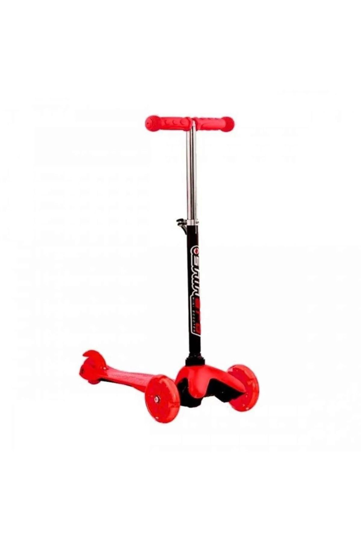 Yusuftex Twist İşikli Scooter Kirmizi