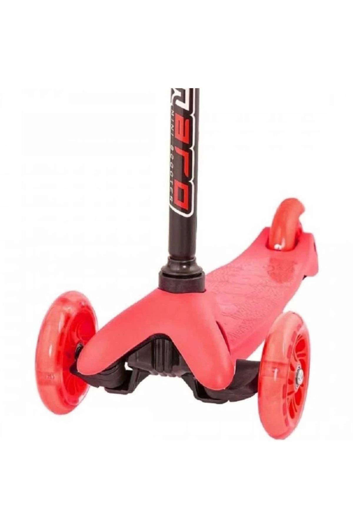 Yusuftex Twist İşikli Scooter Kirmizi