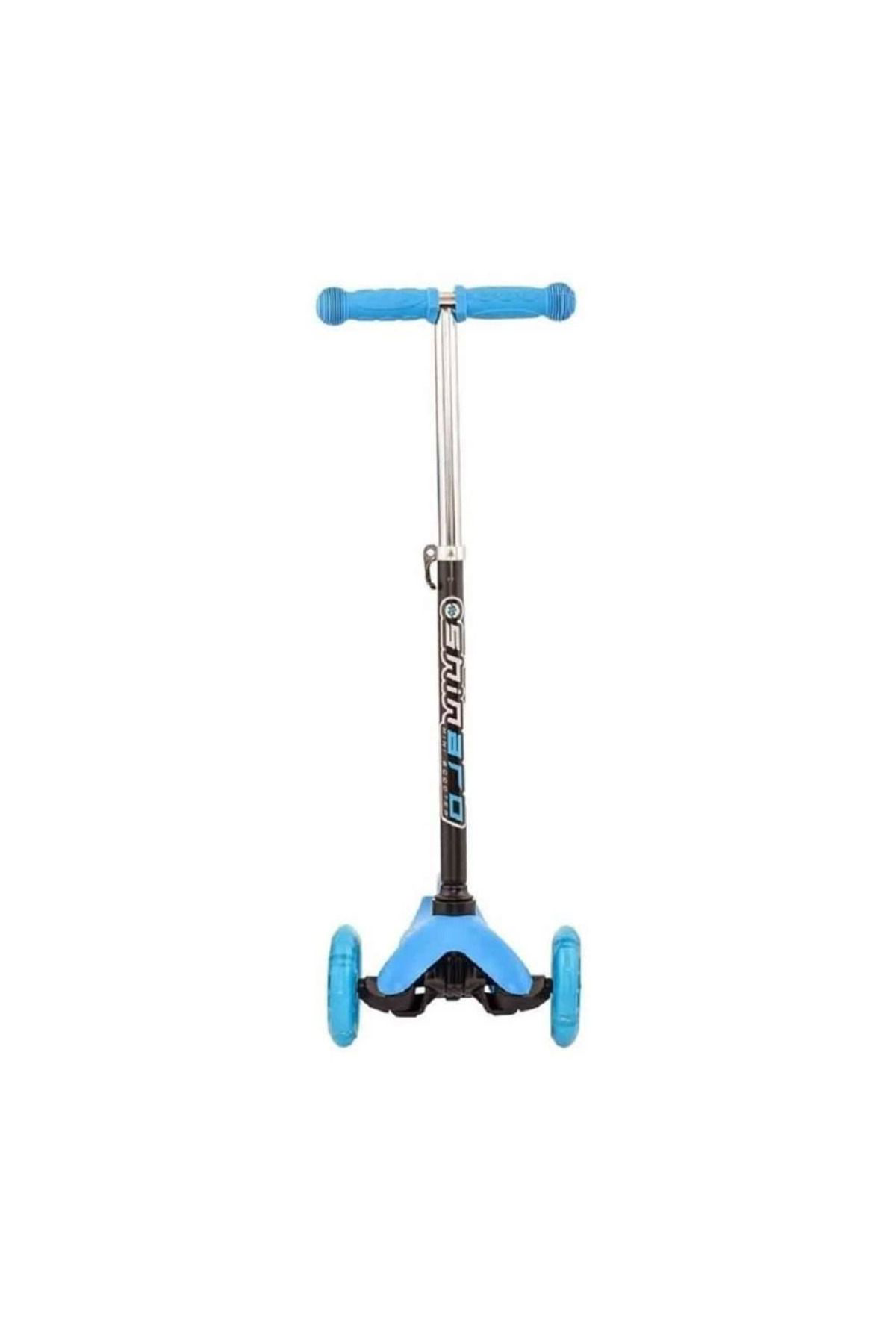 Yusuftex Twist İşikli Scooter Mavi 40 Kg Kadar