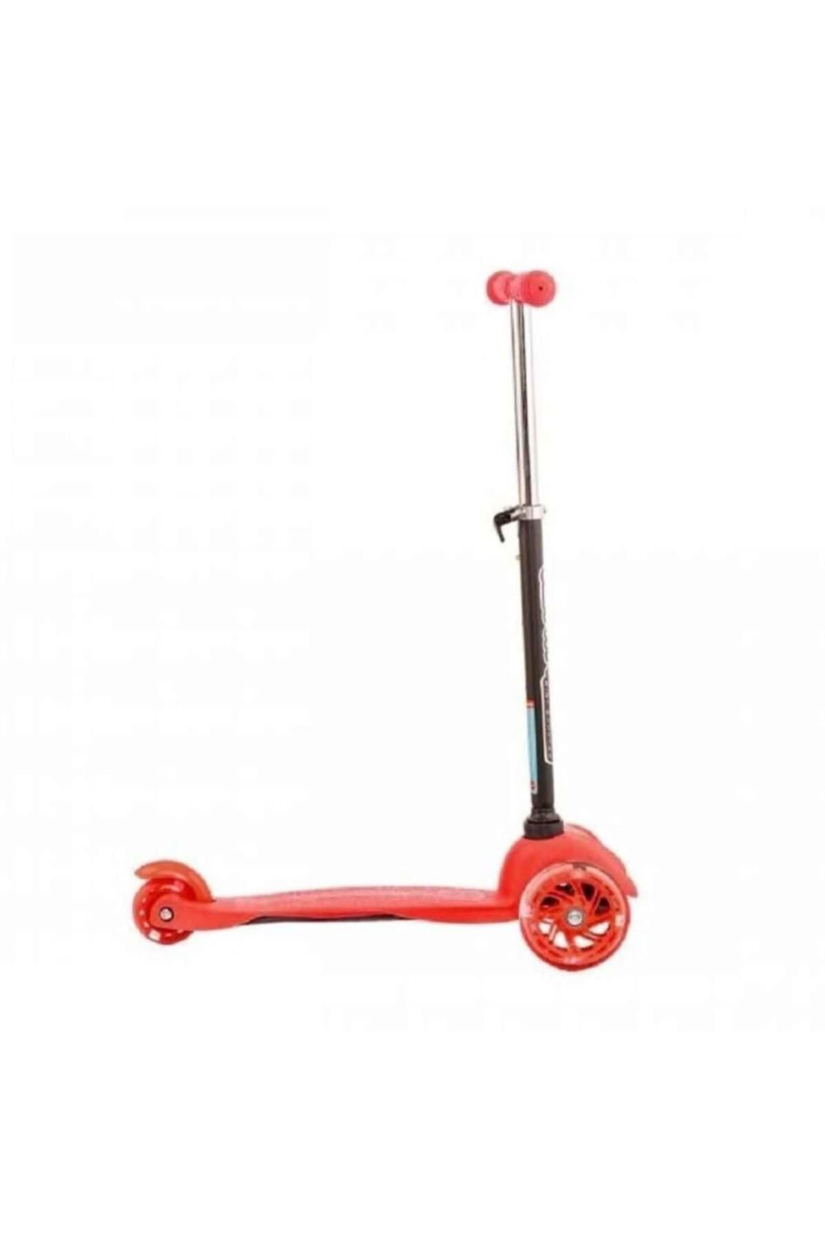 Yusuftex Twist İşikli Scooter Kirmizi