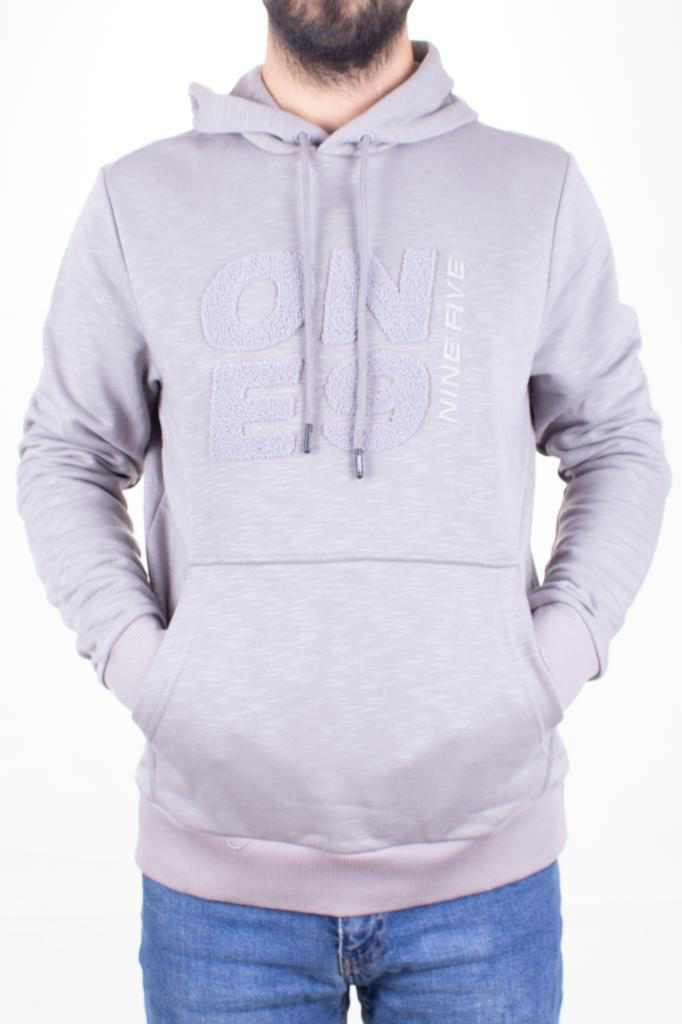 Twister Jeans Twister 1931 Gri Kapüşonlu Erkek Sweatshirt