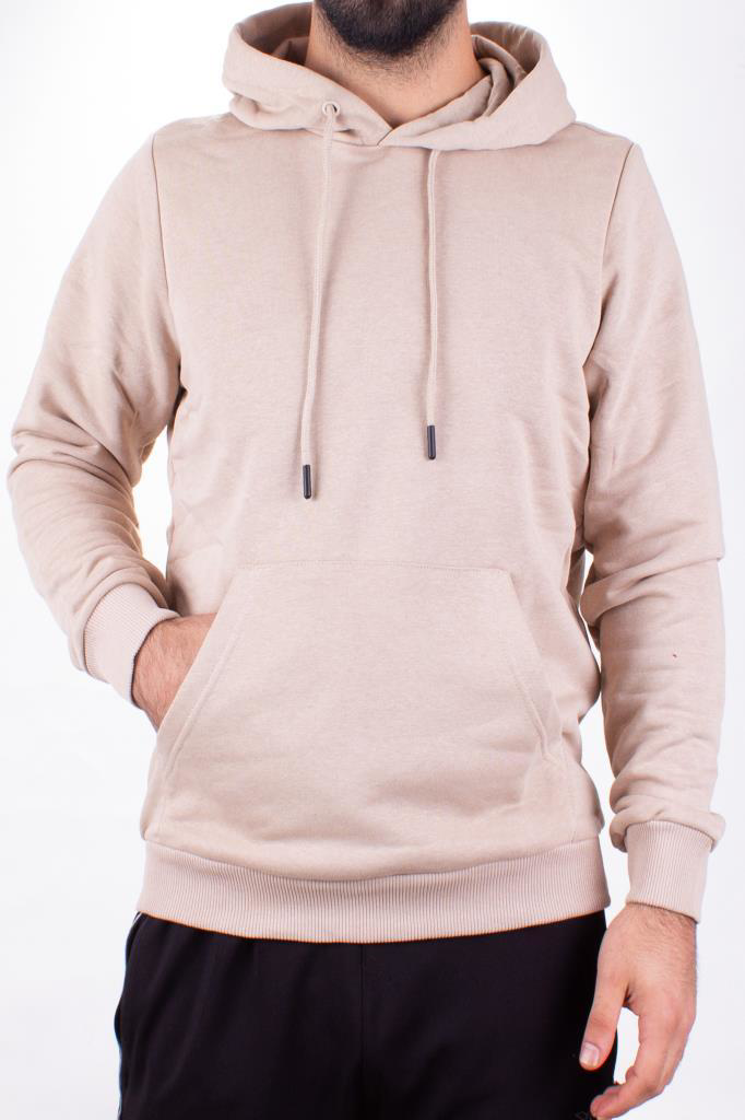 Twister Jeans Twister 2732 Bej Kapüşonlu Erkek Sweatshirt