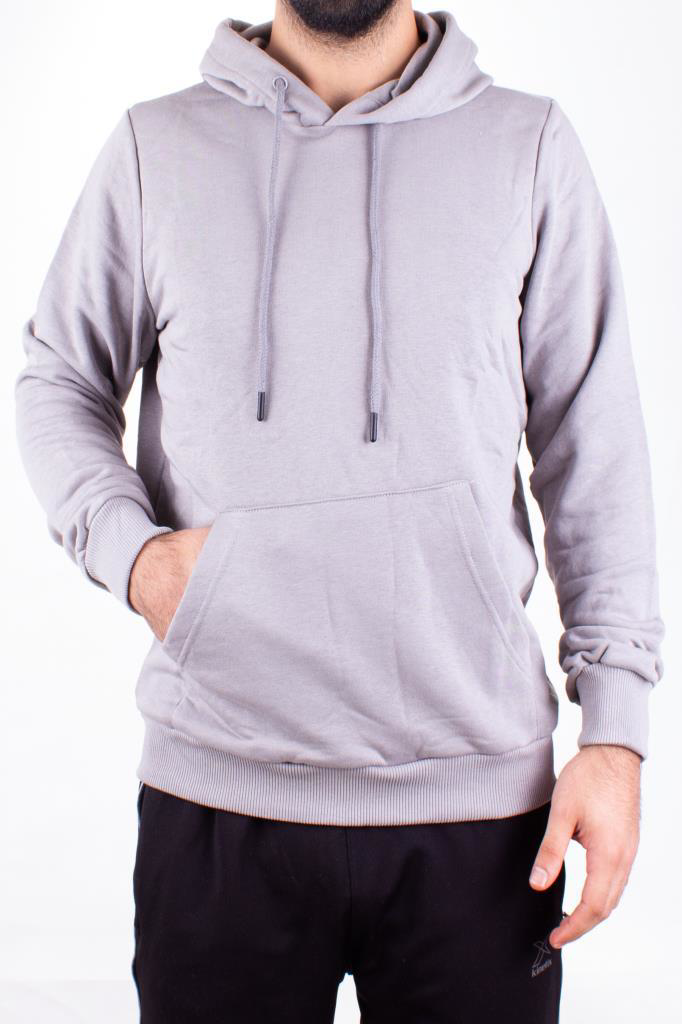 Twister Jeans Twister 2732 Gri Kapüşonlu Erkek Sweatshirt
