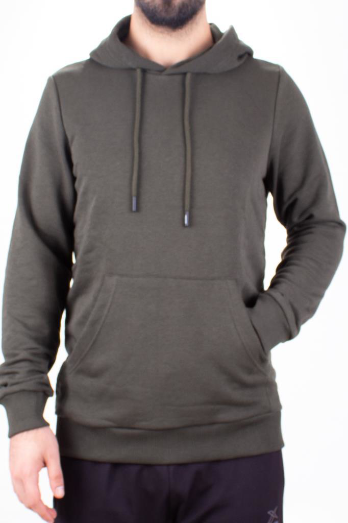 Twister Jeans Twister 2732 Haki Kapüşonlu Erkek Sweatshirt