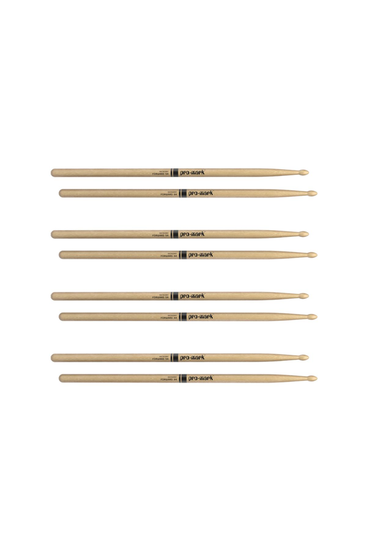 Pro-Mark Tx5aw-4P Baget Paket 5A Hickory Forward 4 Lü Paket Baget Paket 5A
