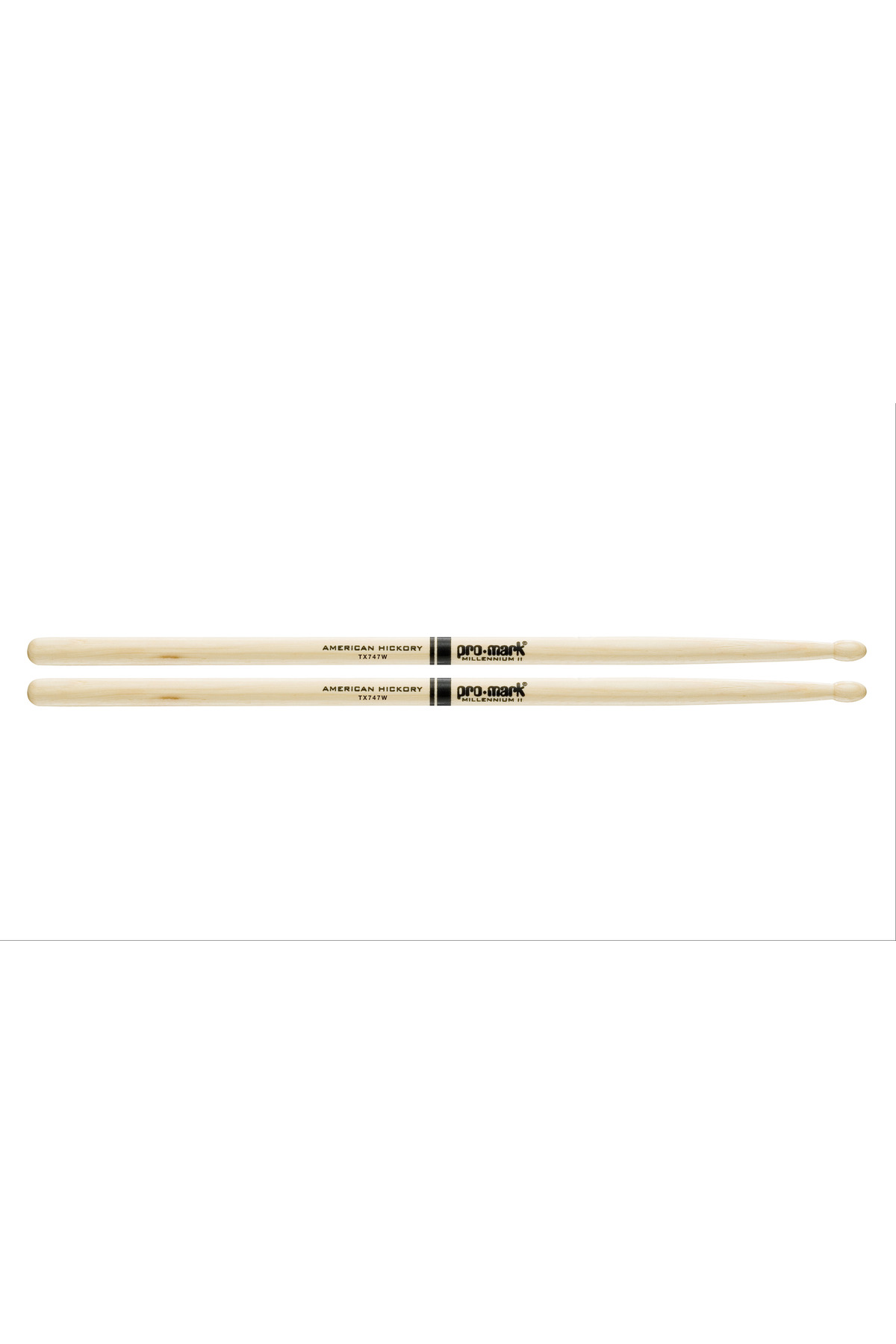 Pro-Mark Tx747w Baget 747 - Rock Hickory Baget 747 - Rock Hickory :Pro-Mar