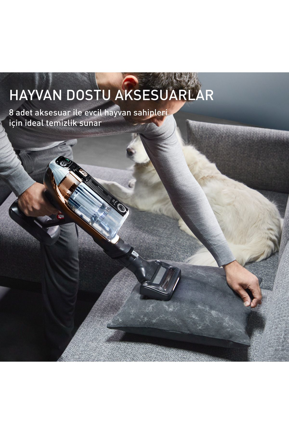 Tefal Ty99f1 X-Force Flex 15.60 Animal 230 Air Watt Kablosuz Şarjli Di