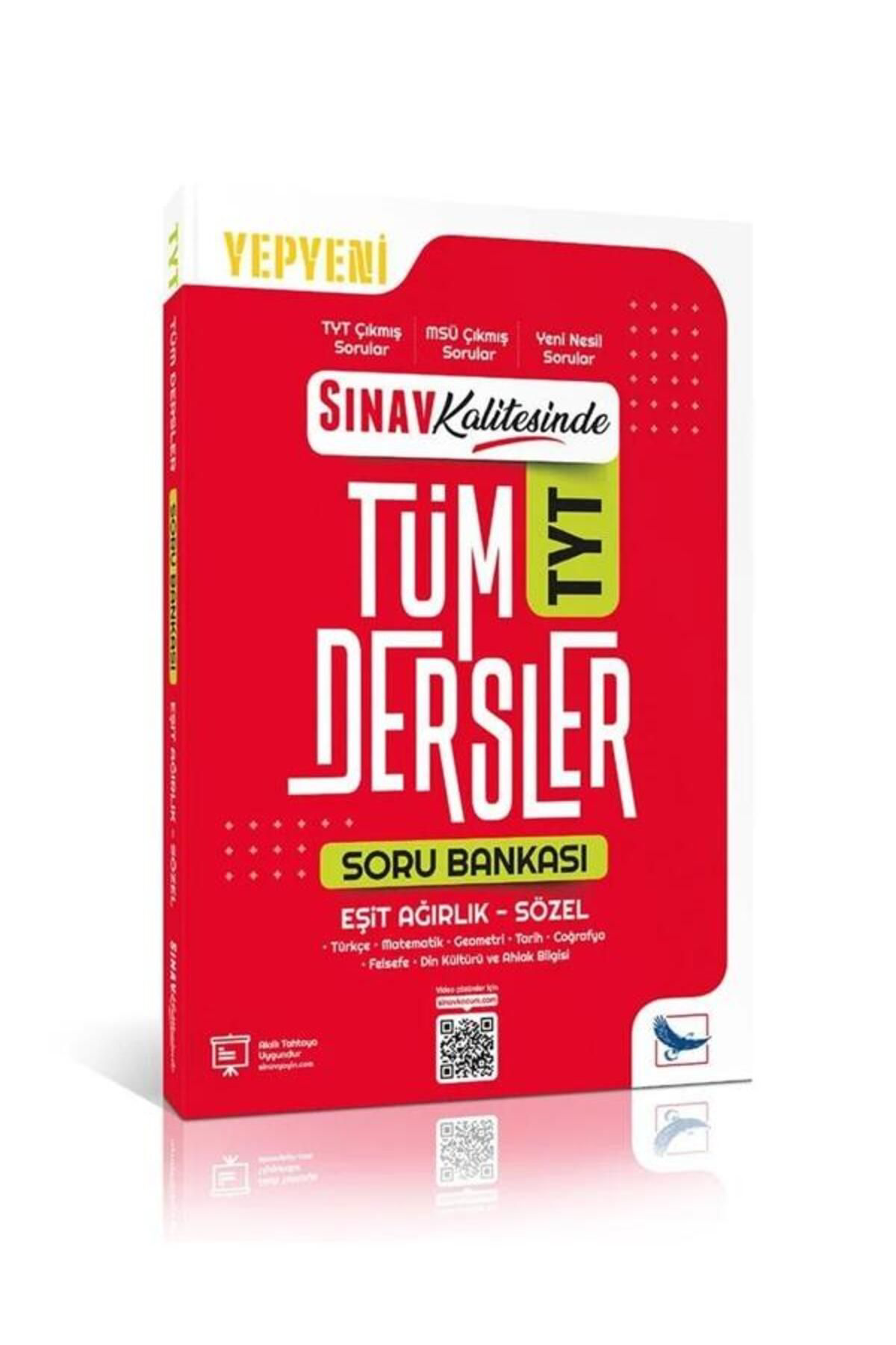 Sinav Yayinlari Tyt Eşit Ağirlik Sözel Tüm Dersler Soru Bankasi Sinav Kalitesinde