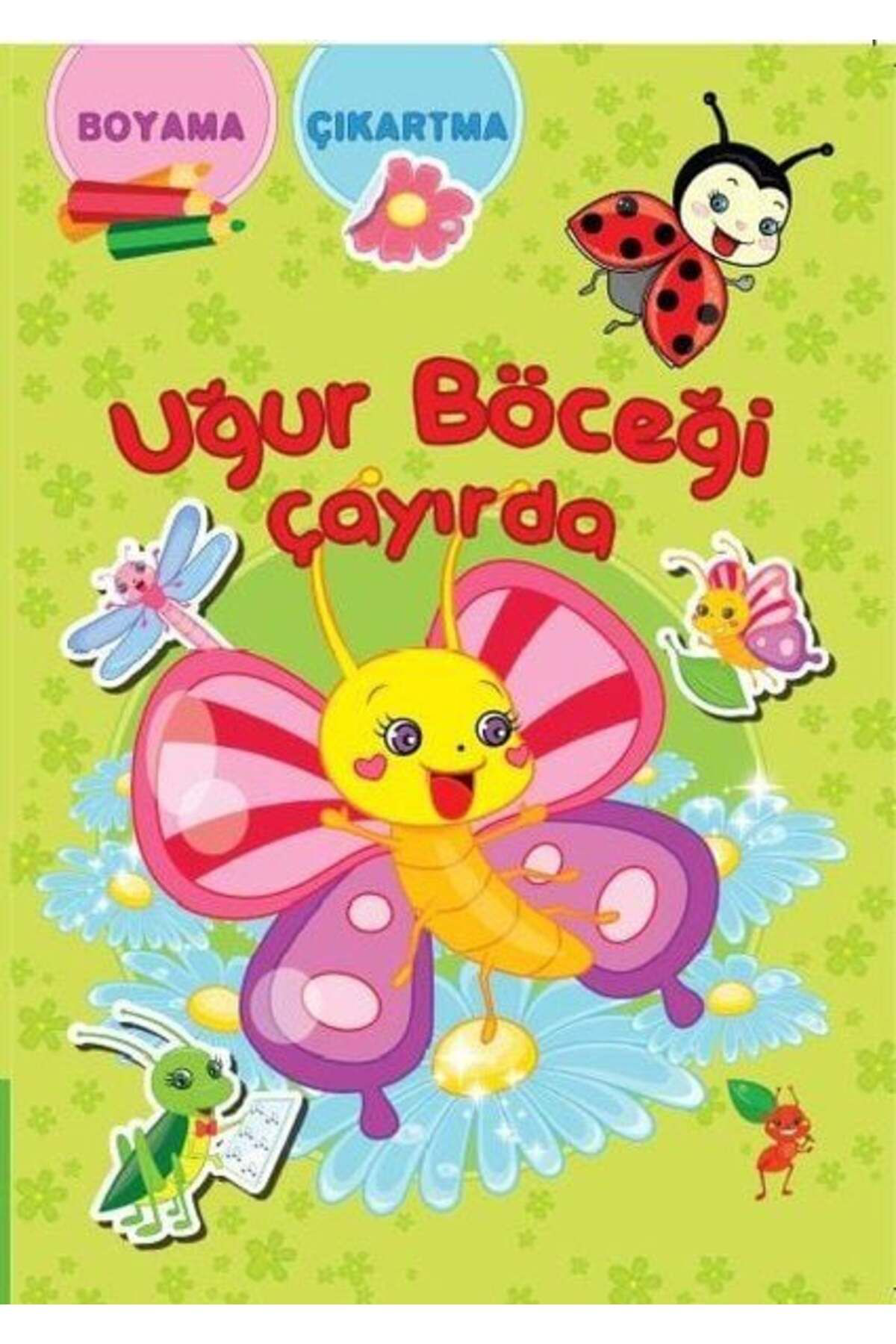 Koloni Çocuk Uğur Böceği Çayirda